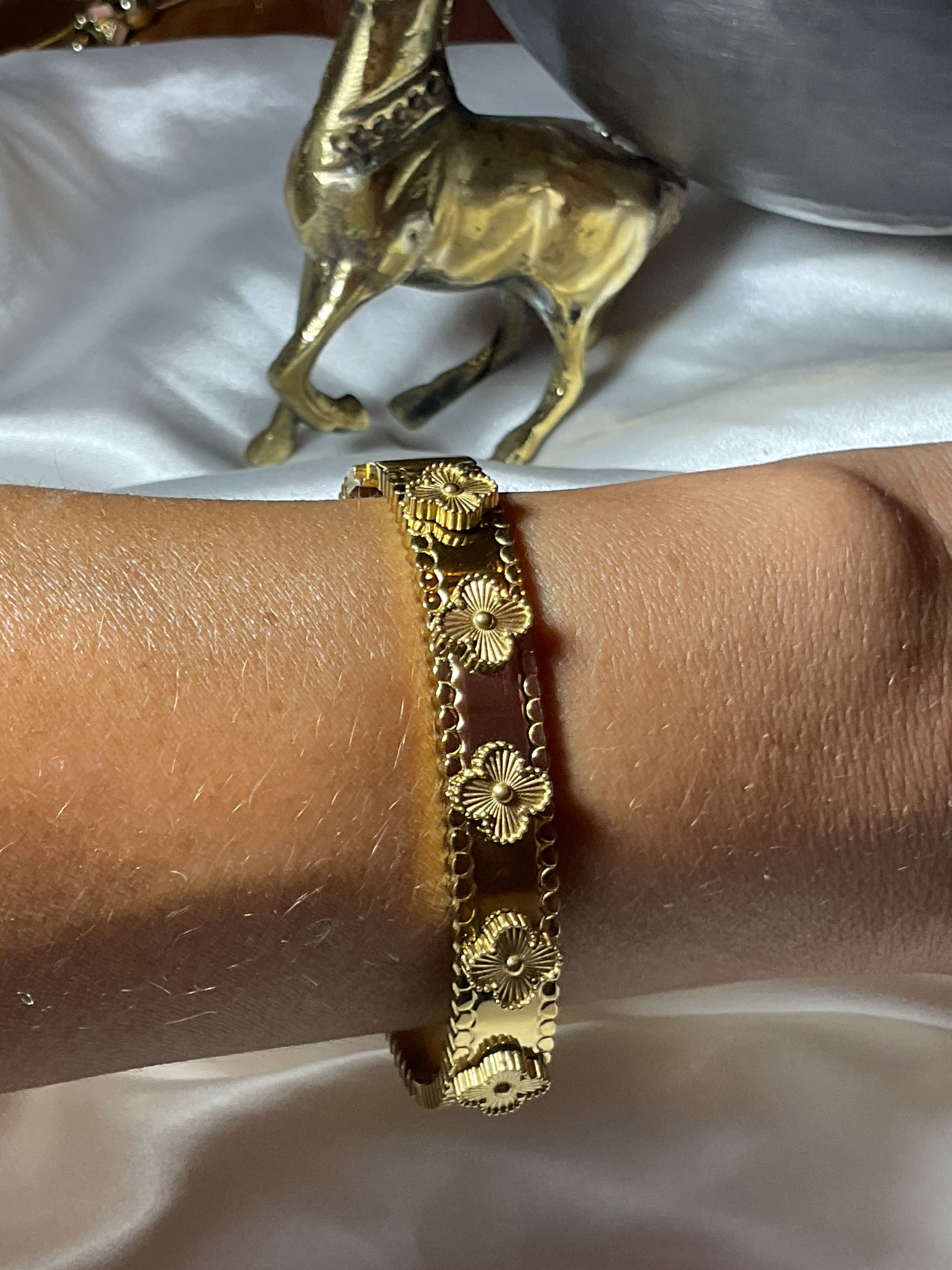 Marka model Çelik gold kelepçe