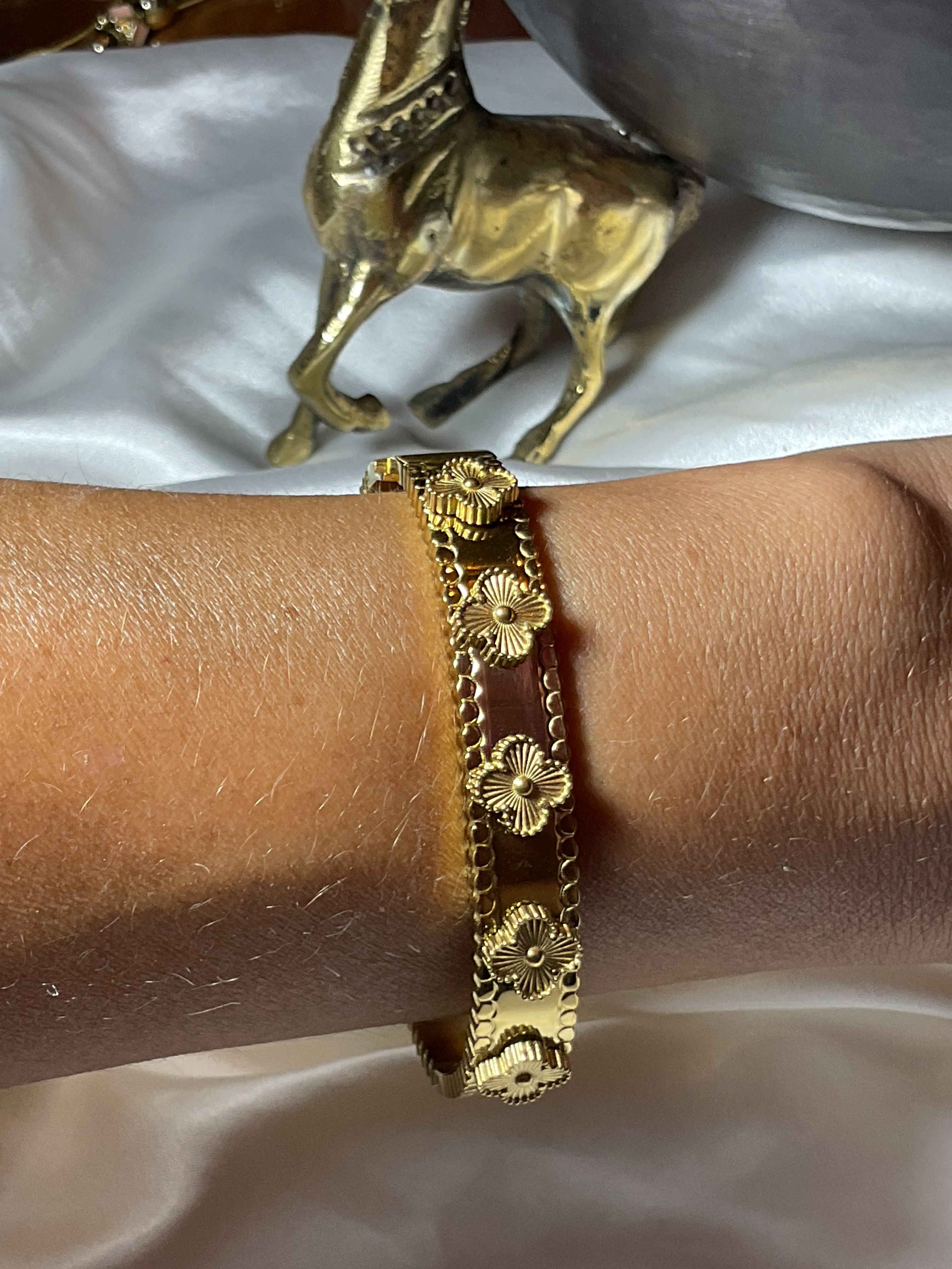 Marka model Çelik gold kelepçe