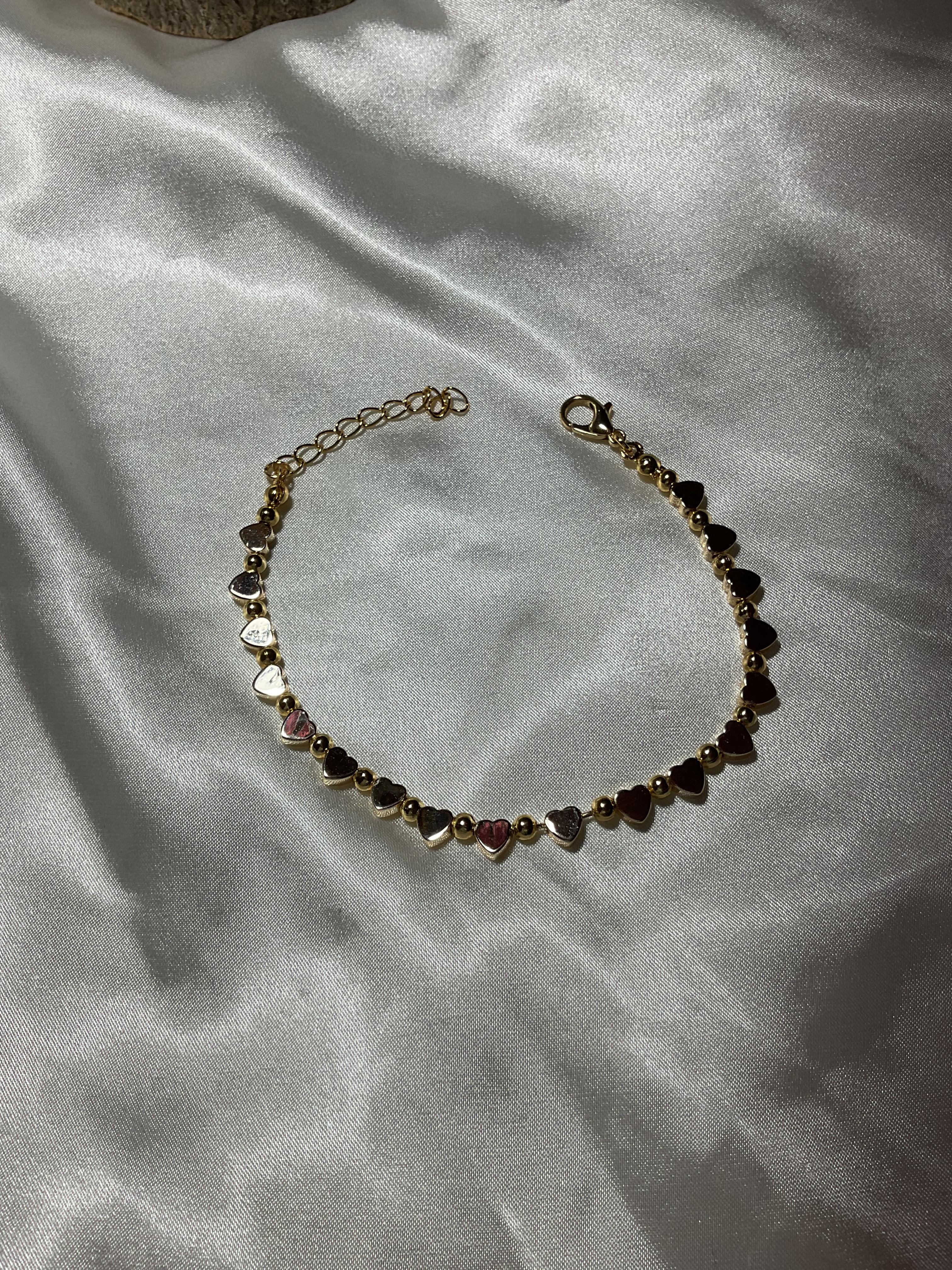 Gold kalp model bileklik
