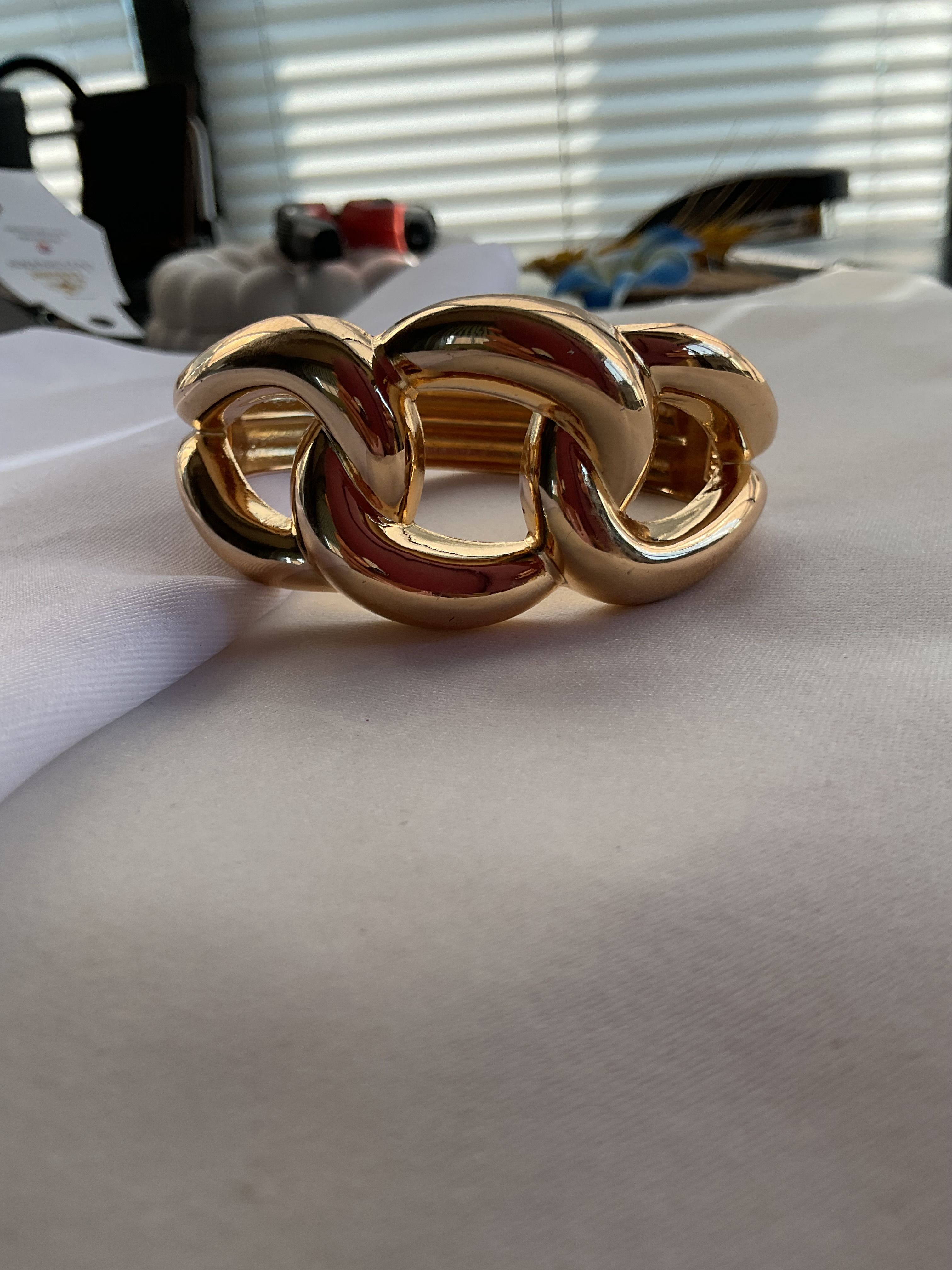 Gold kelepçe zincir model