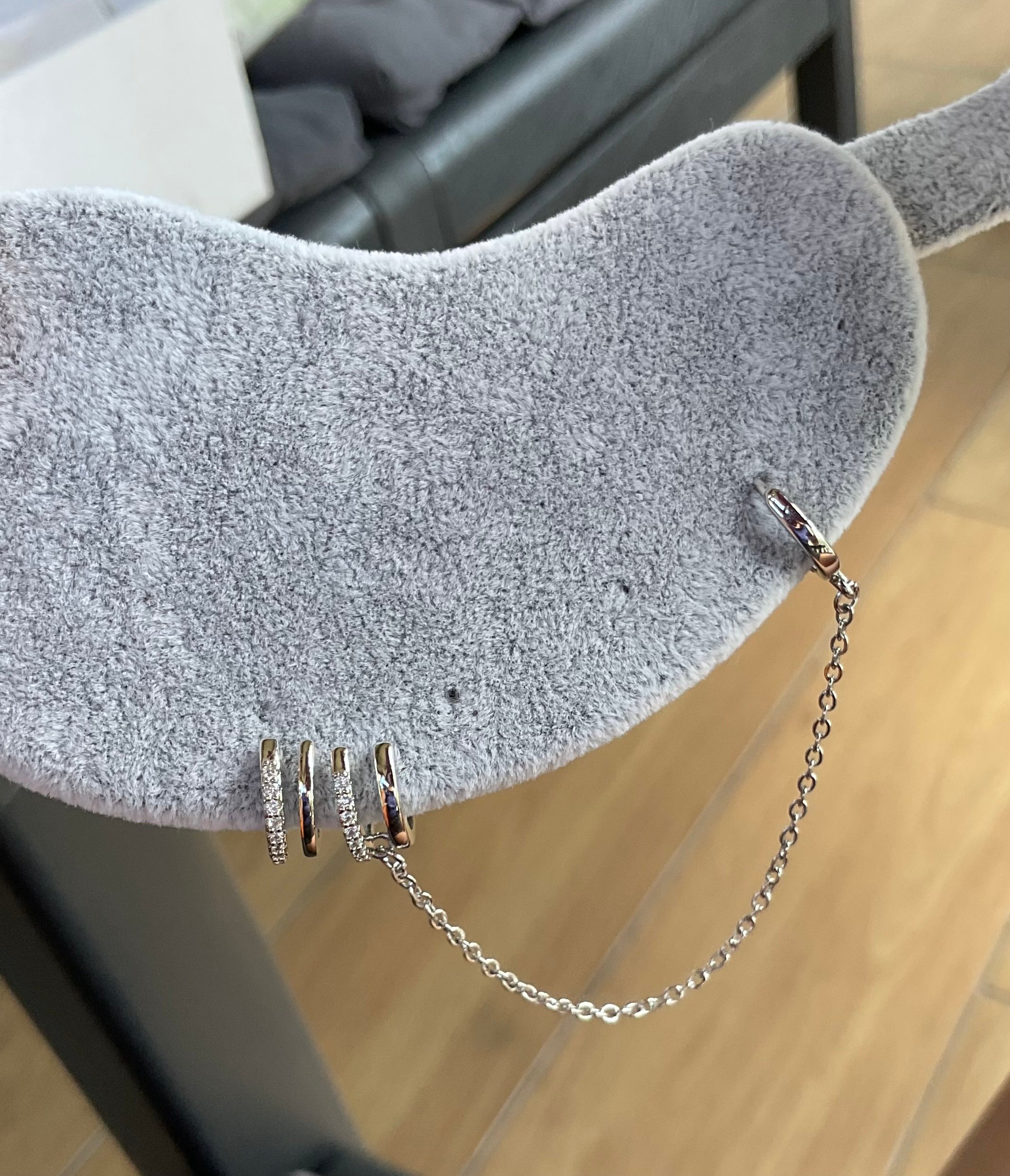 Kıkırdak küpe silver