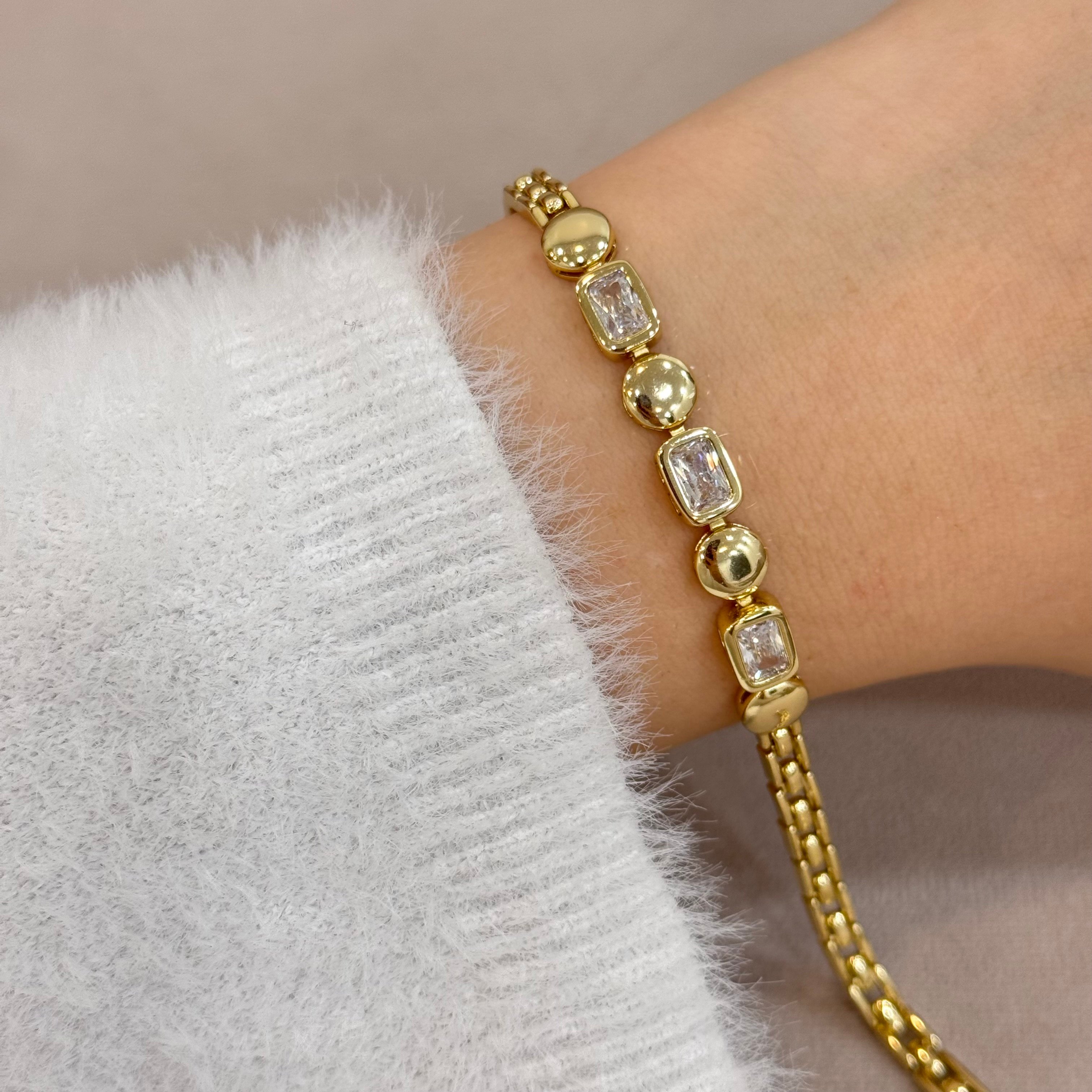 14k Gold Kuyumcu Serisi Philia Bileklik