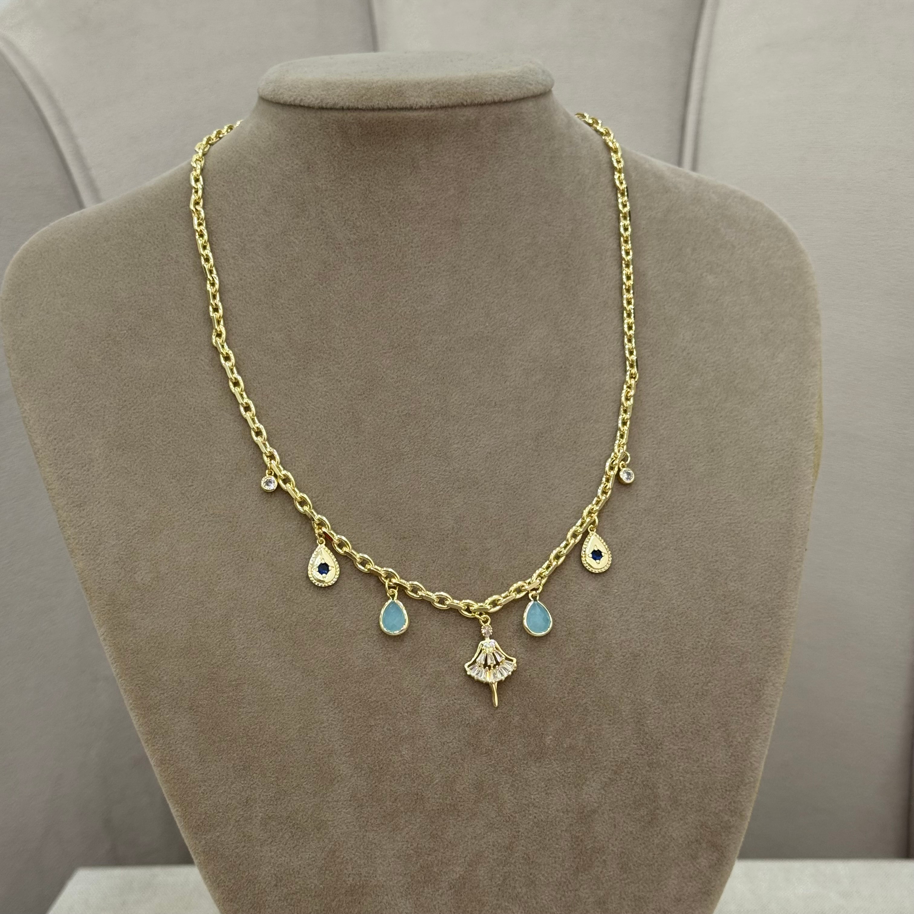 Premium Charm Balerin Kolye 