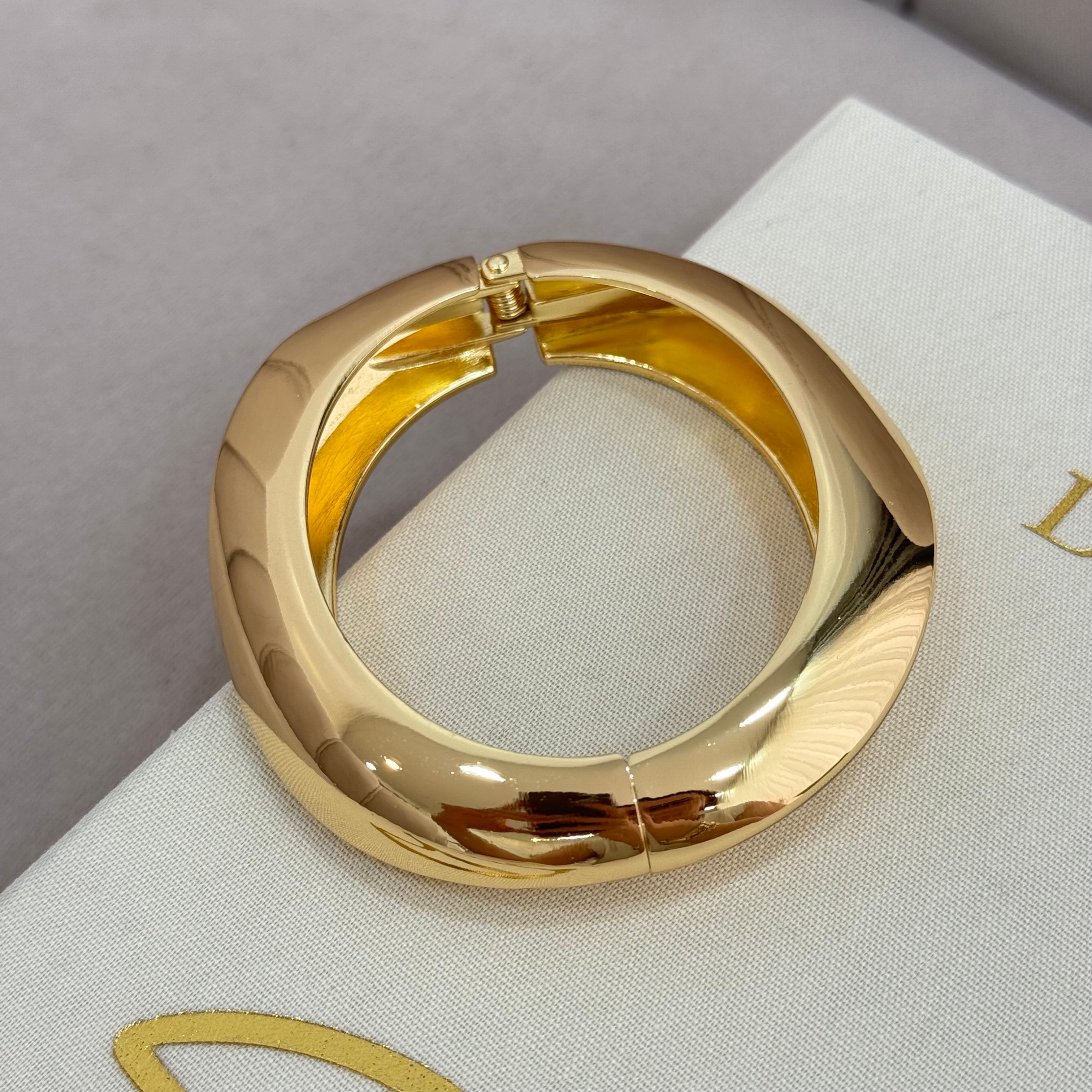 Premium Gold Basic Pinterest Kelepçe Bileklik