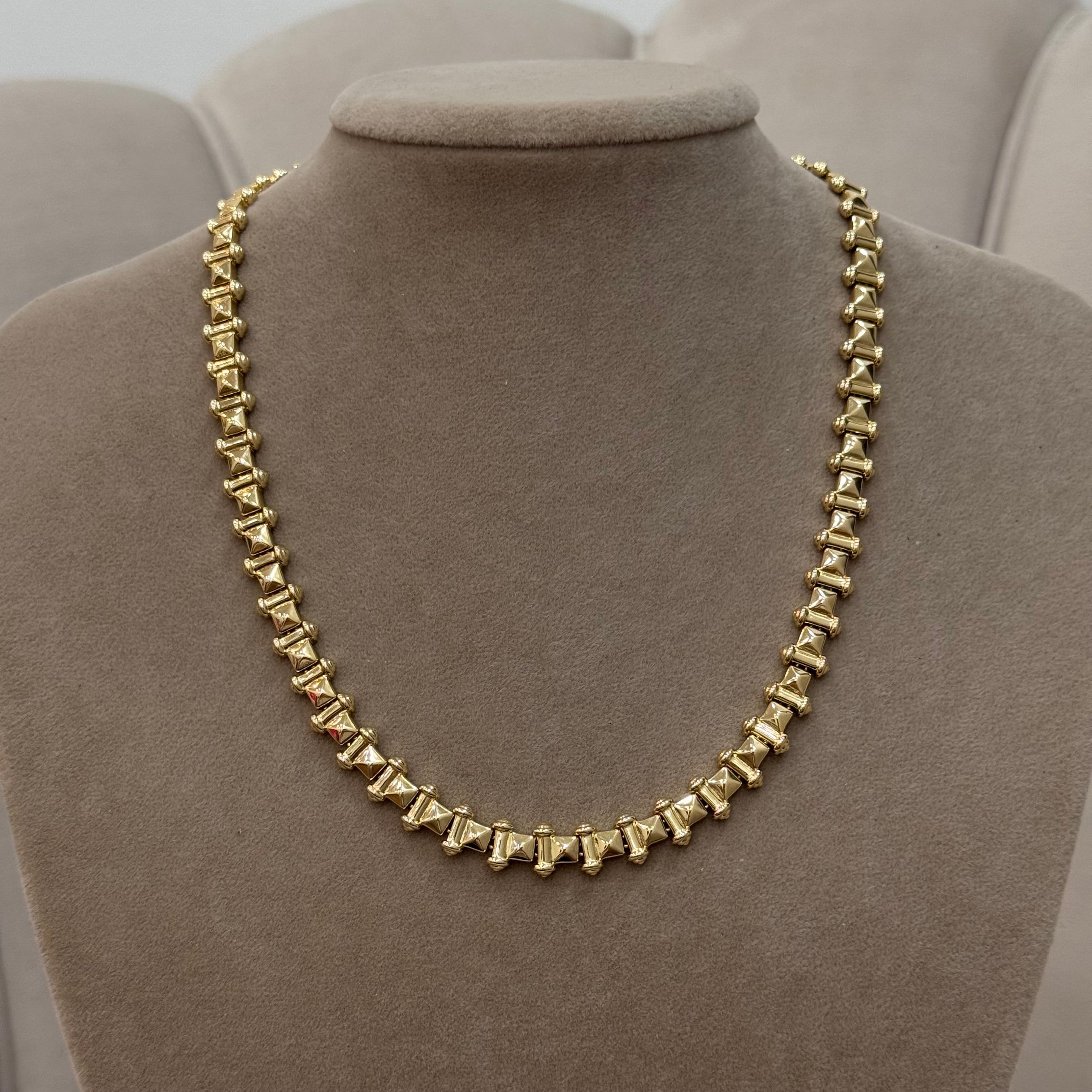 Xuping Su Serisi 14k Vintage Malibu Künye Kolye