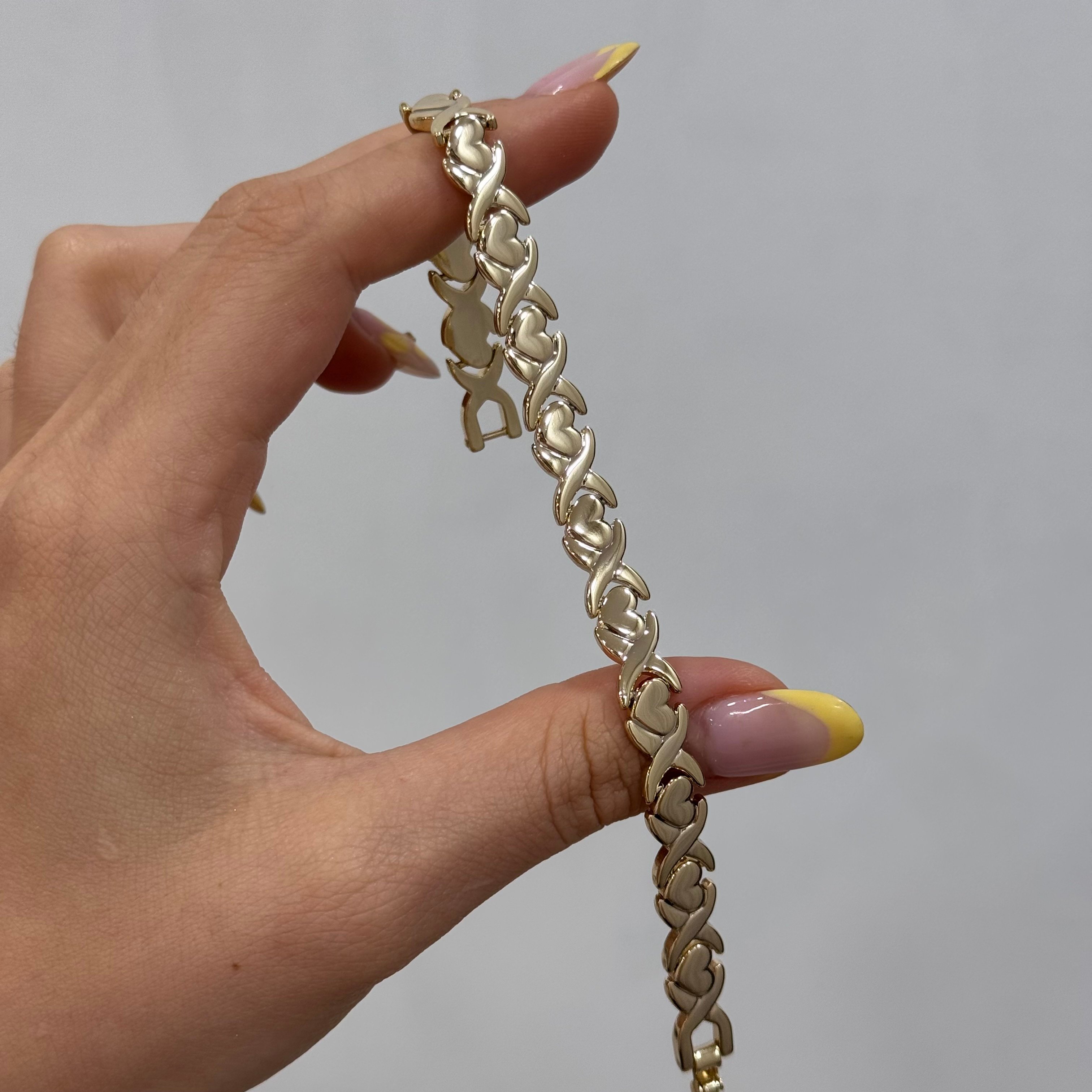 Xuping Su Serisi 14k Vintage Infinite Love Künye Bileklik