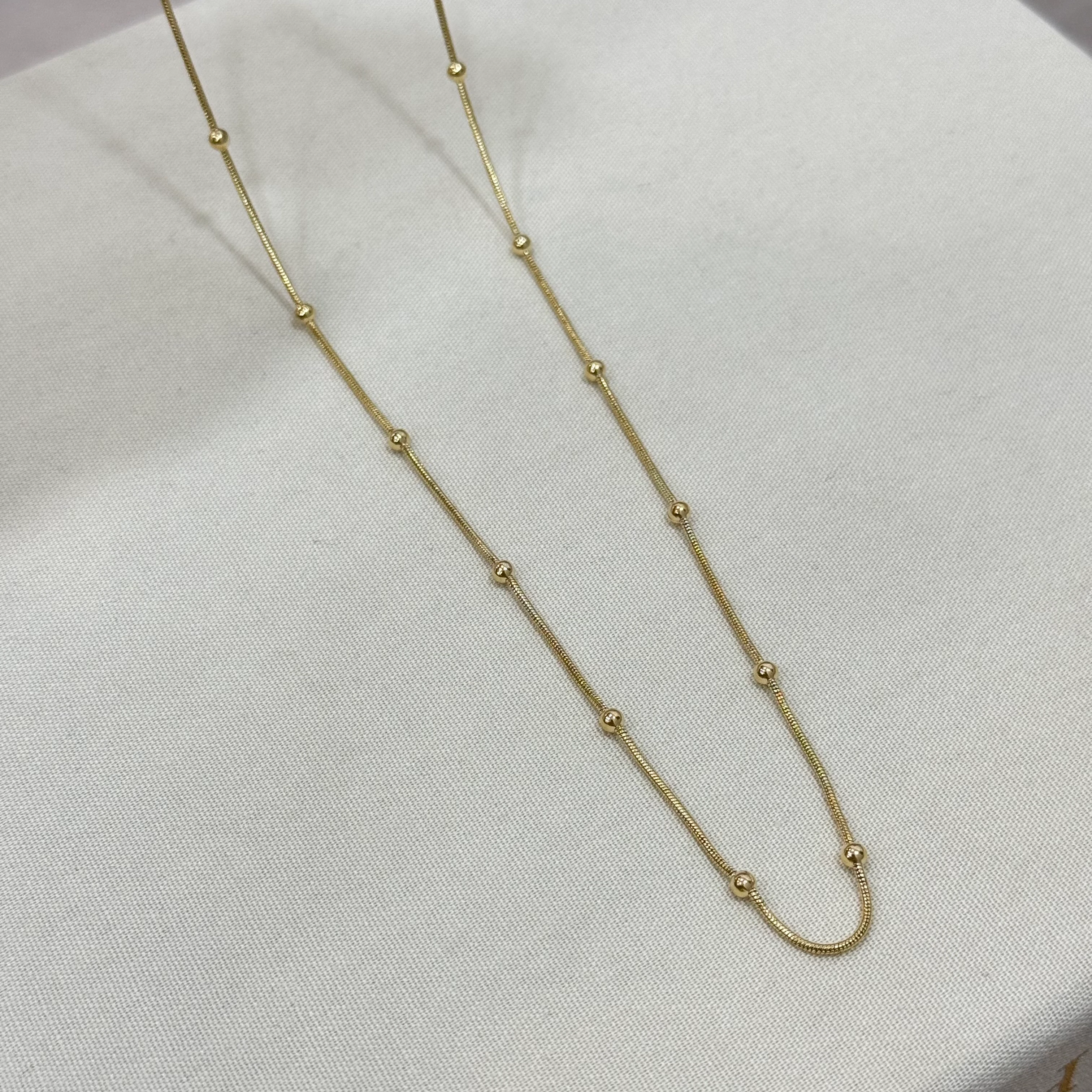 Xuping Su Serisi Topçuk Kolye 60cm