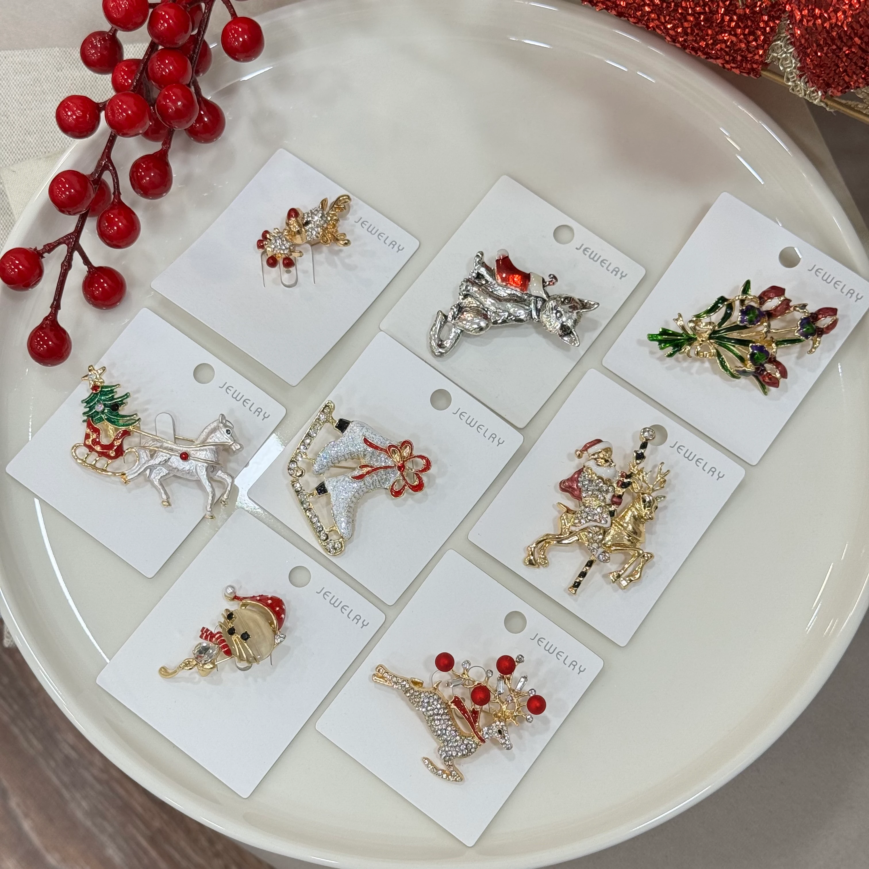 Yılbaşı Kedi Broş No:1