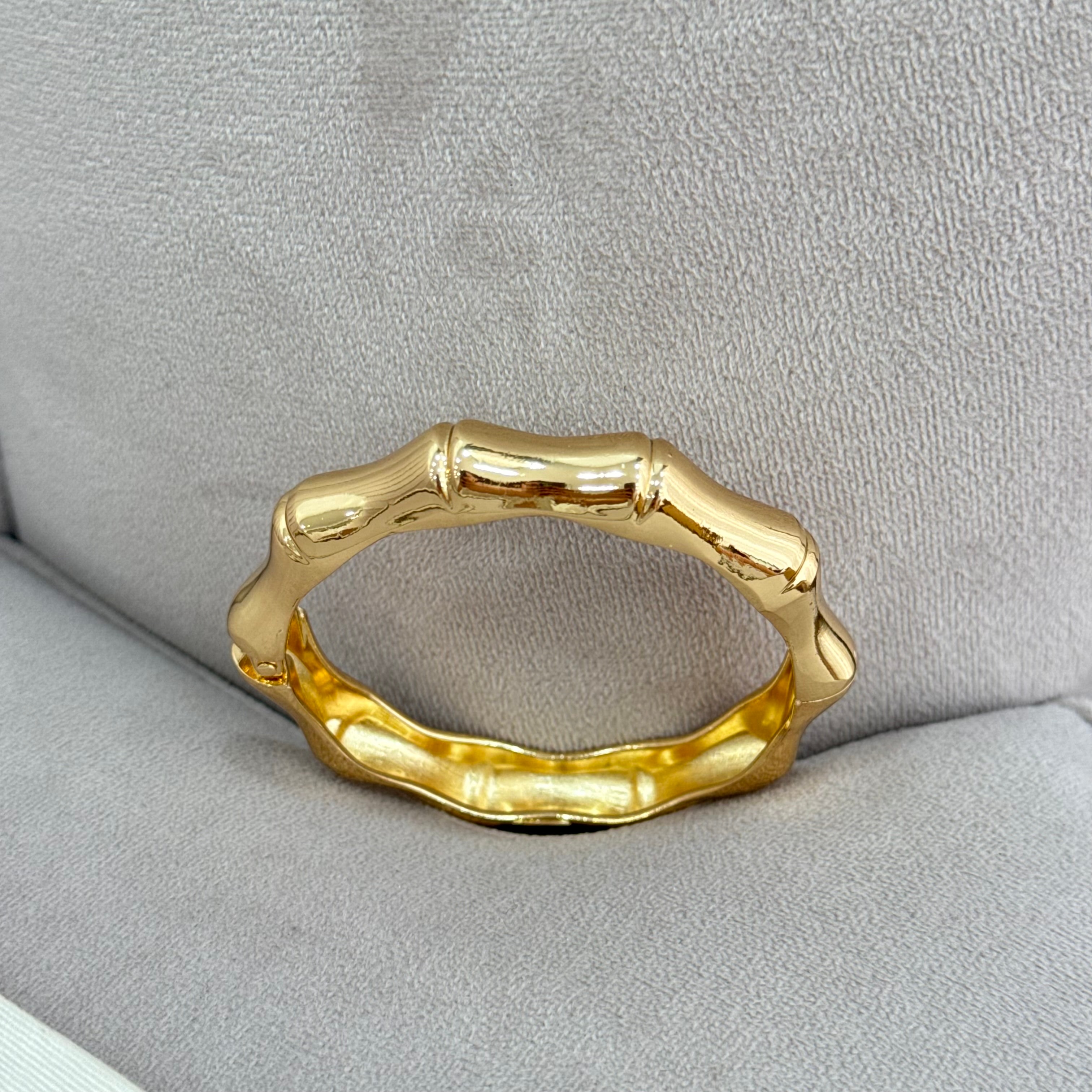 Premium Kemik Pinterest Gold Kelepçe Bileklik