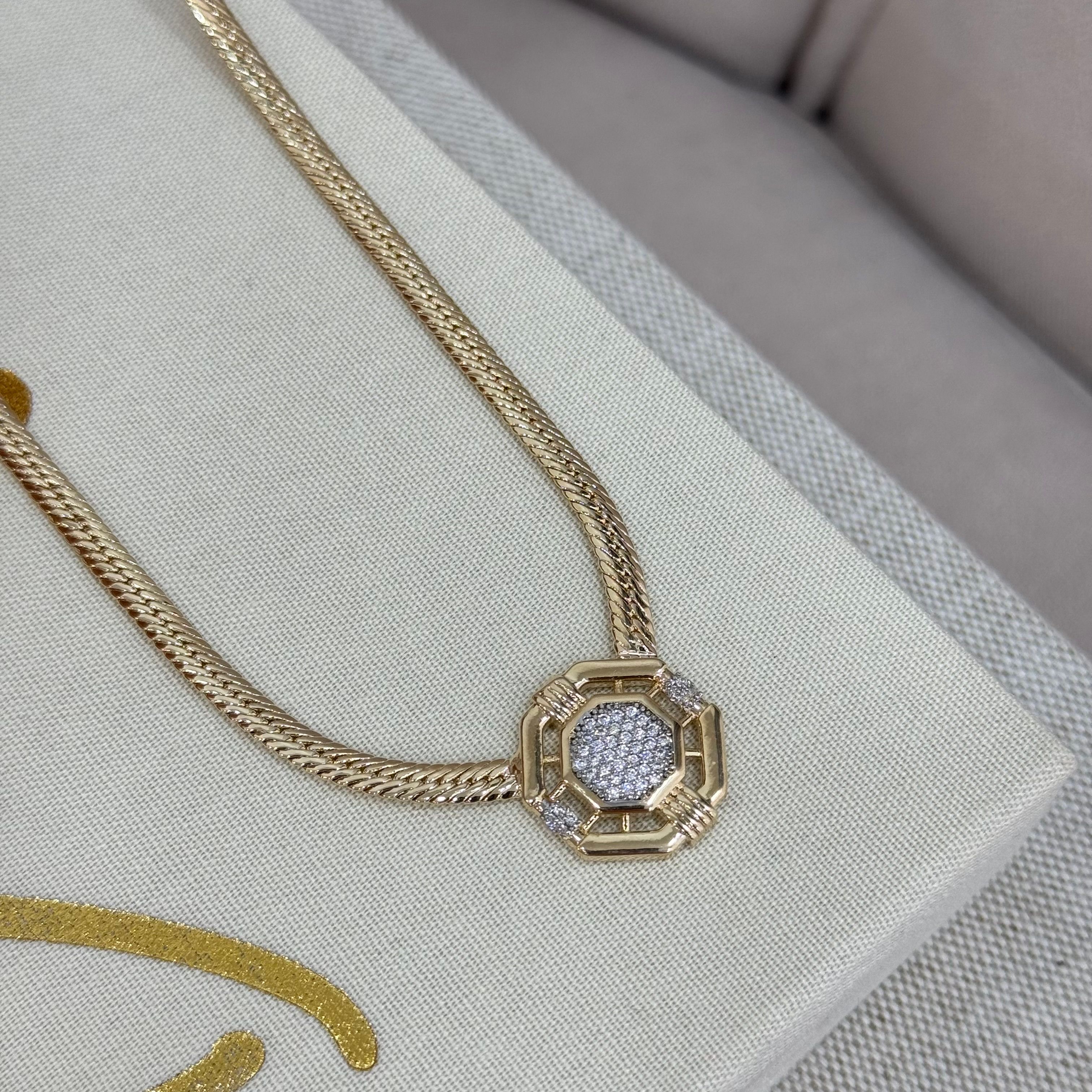 Premium İthal 14k Estelle Kolye