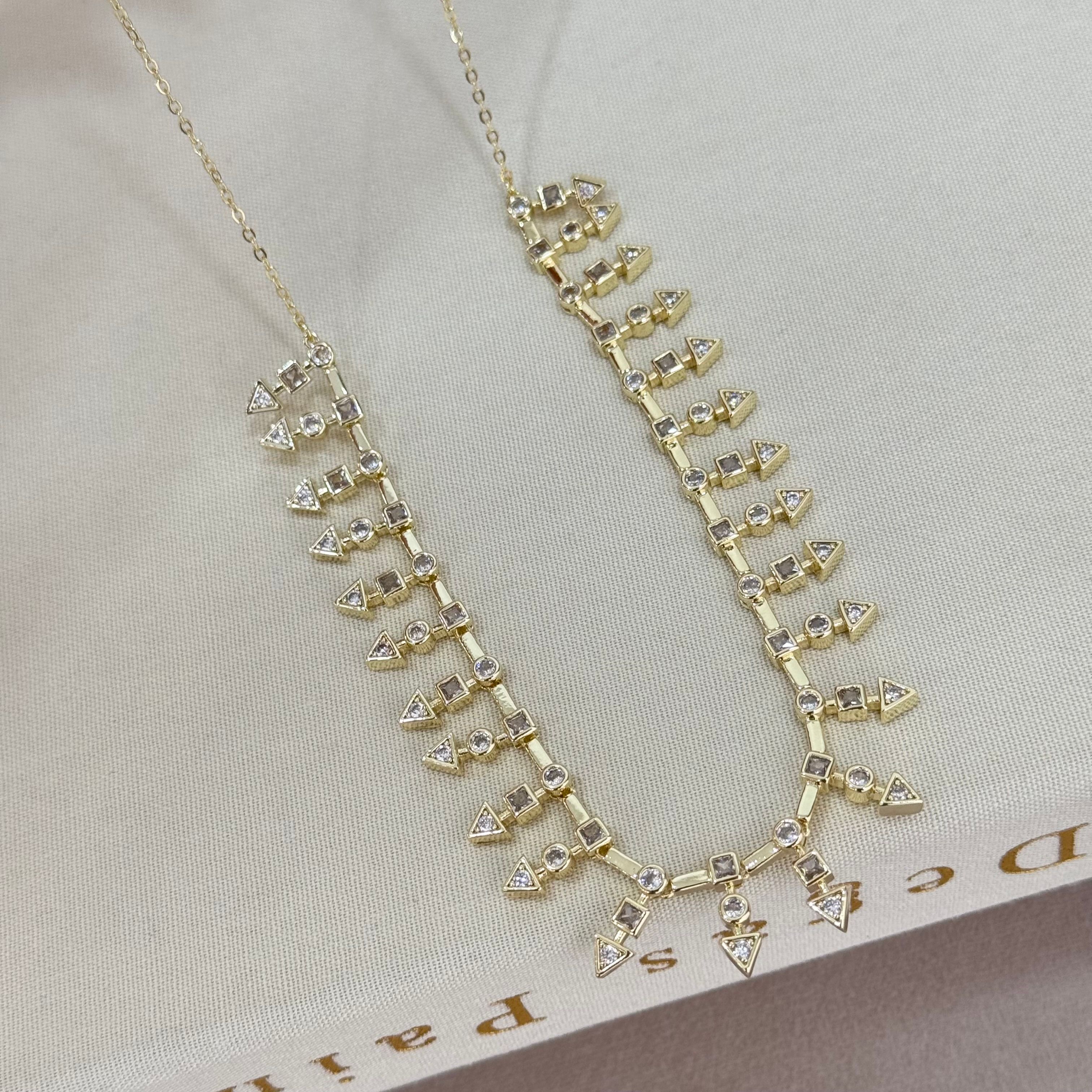Premium İthal 14k Tasarım Lucia Kolye