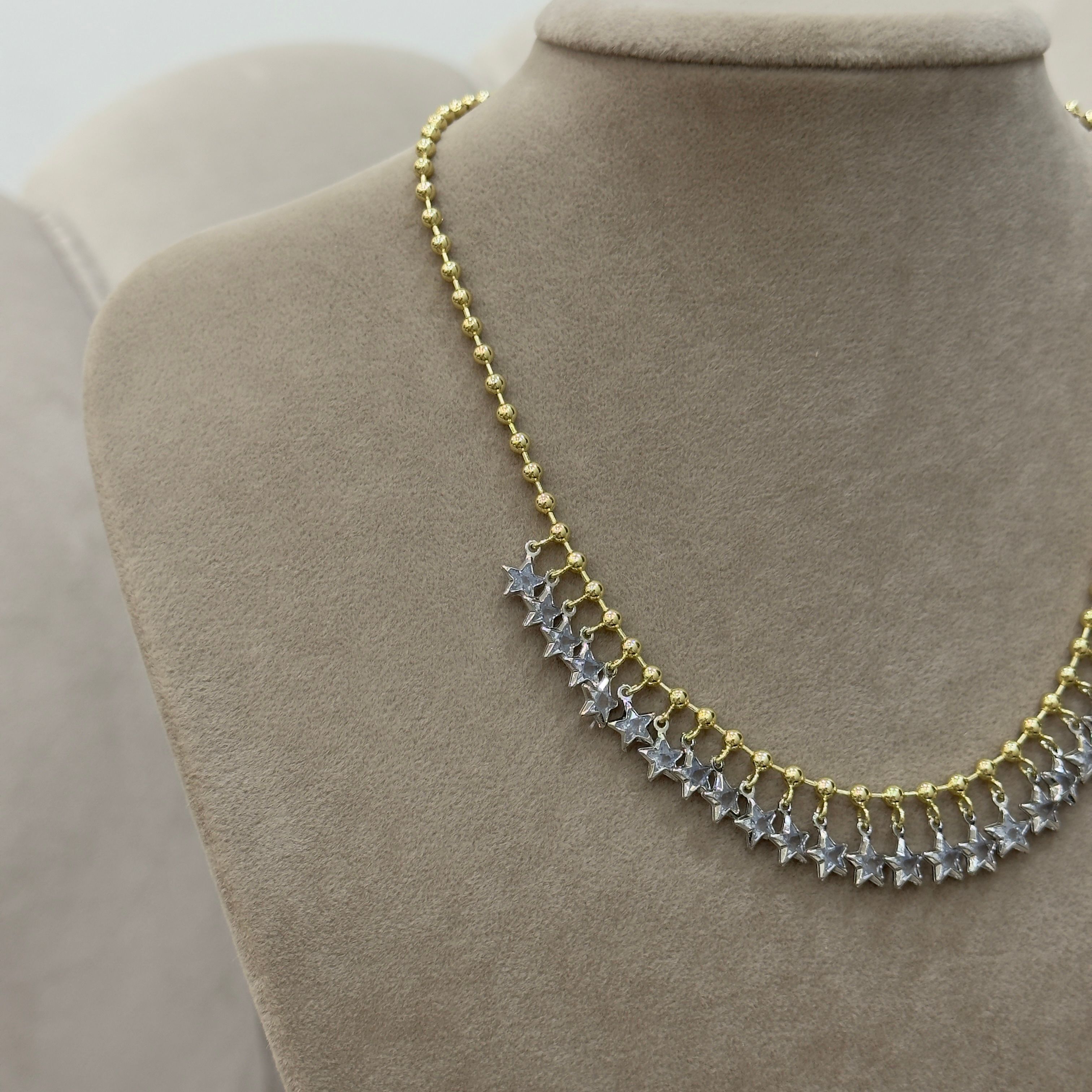 Premium Yıldız Charm Topçuk Kolye
