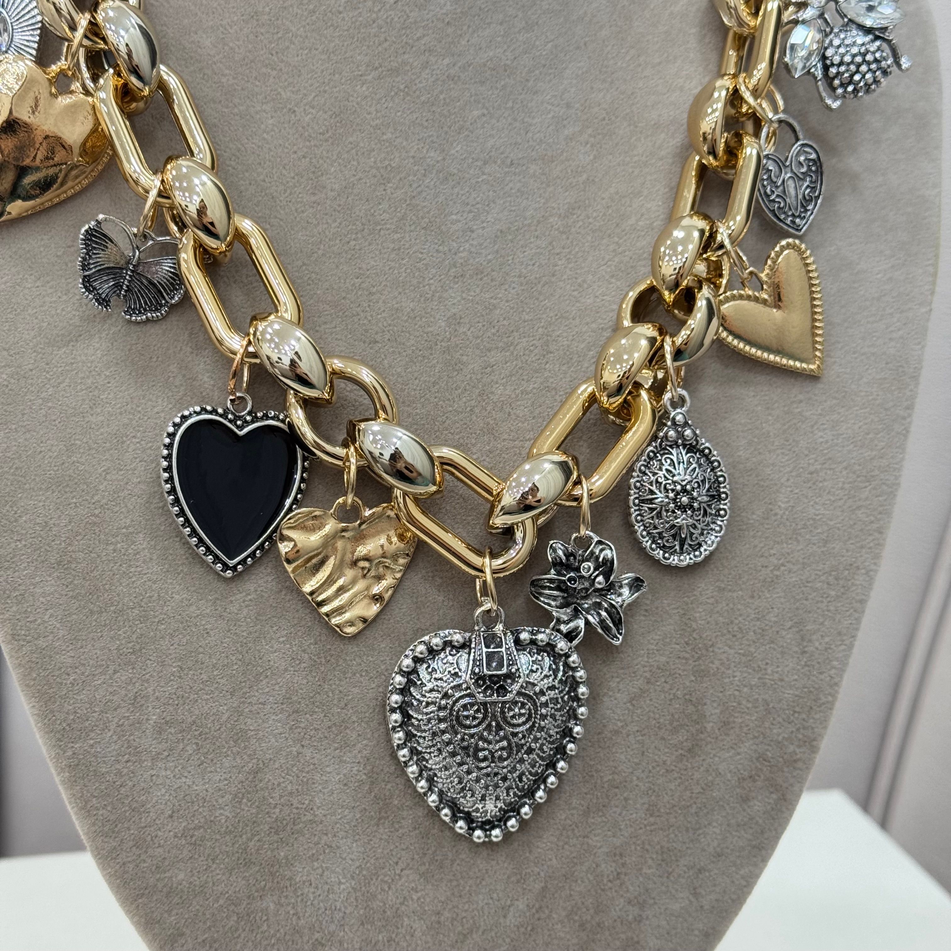 Premium İthal Maximalist Charm Kolye