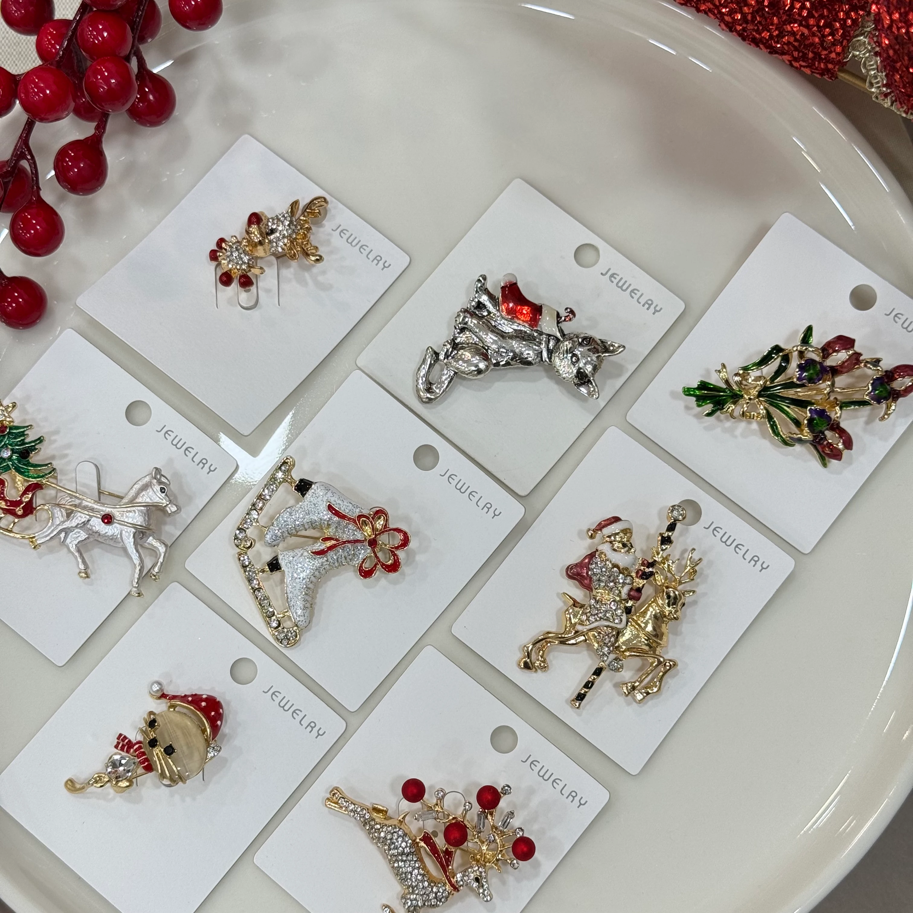 Yılbaşı Kedi Broş No:1