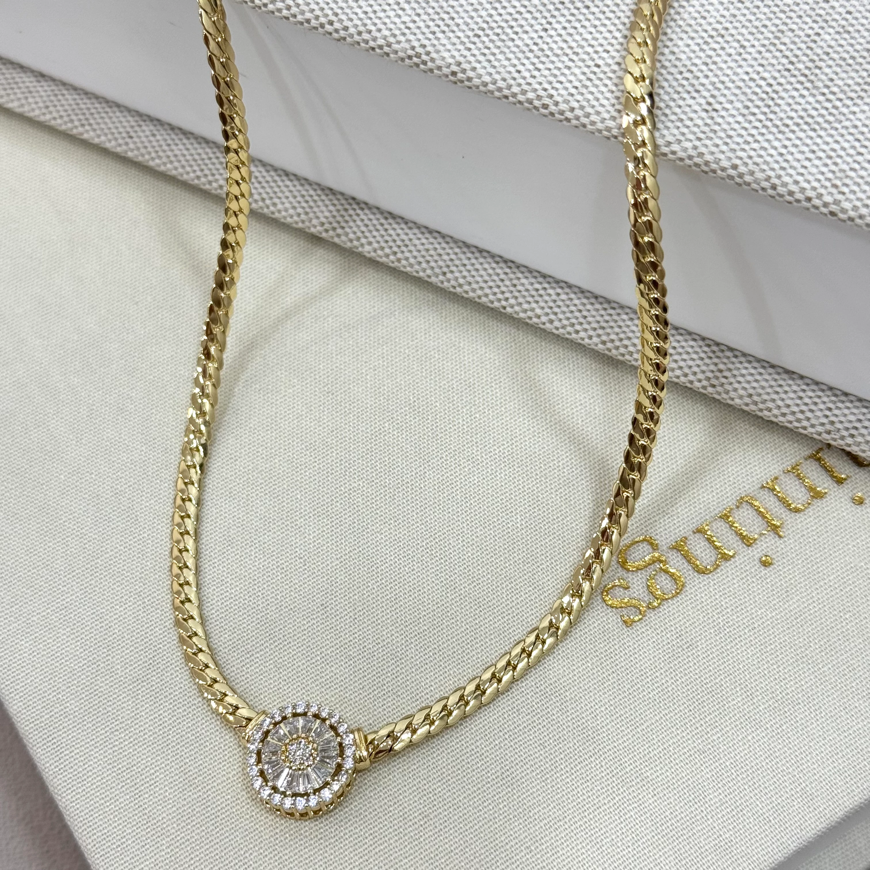 Premium 14K Baget İtalyan Kolye