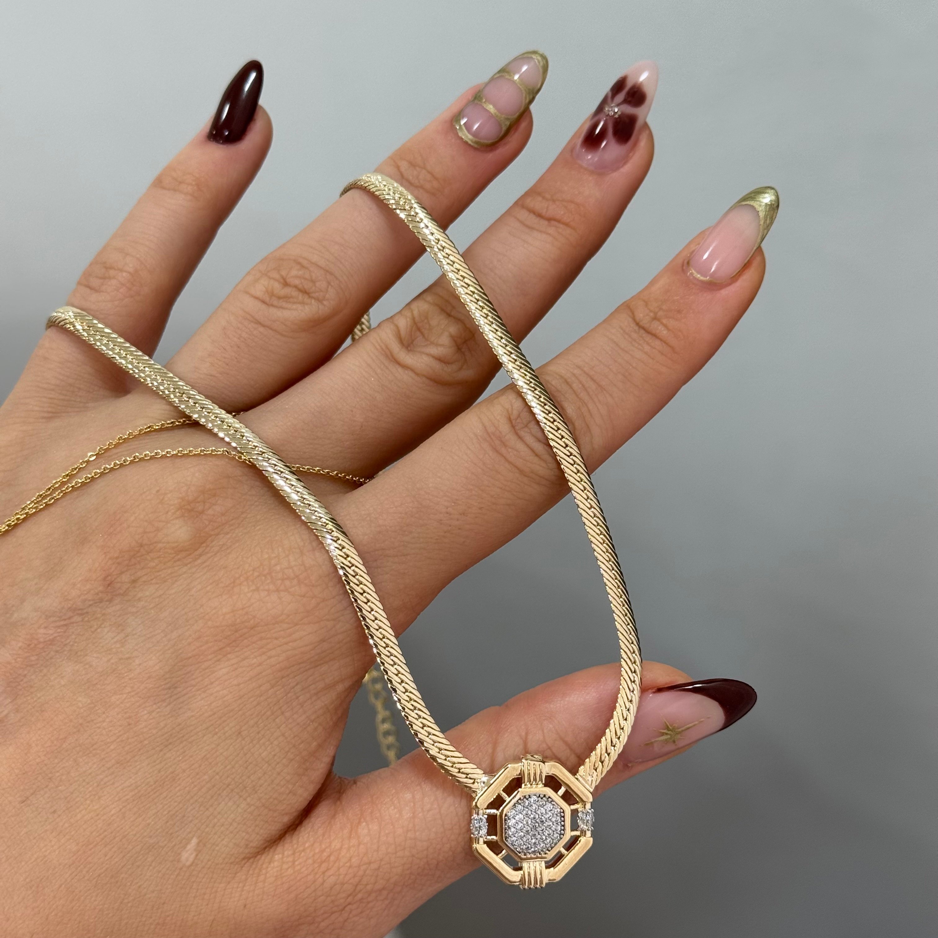Premium İthal 14k Estelle Kolye