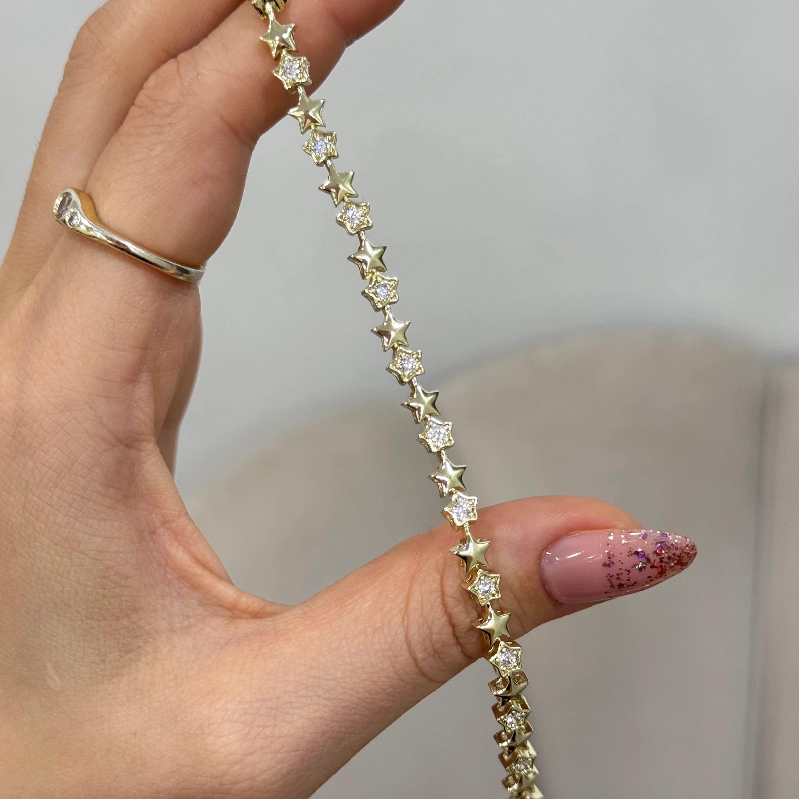 Premium İthal Minimal Stars Shine Bileklik