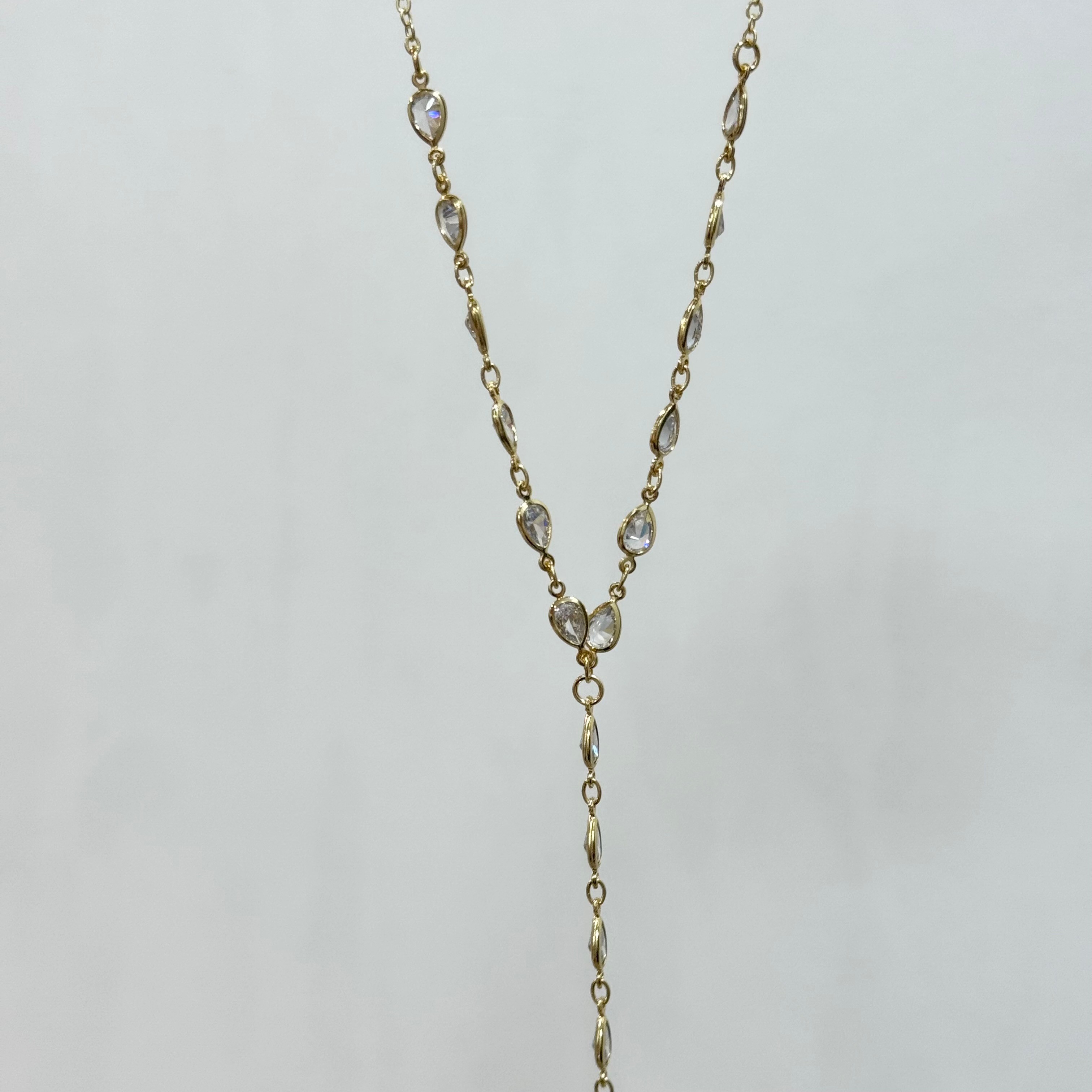 Premium 14k Damla Y Kolye