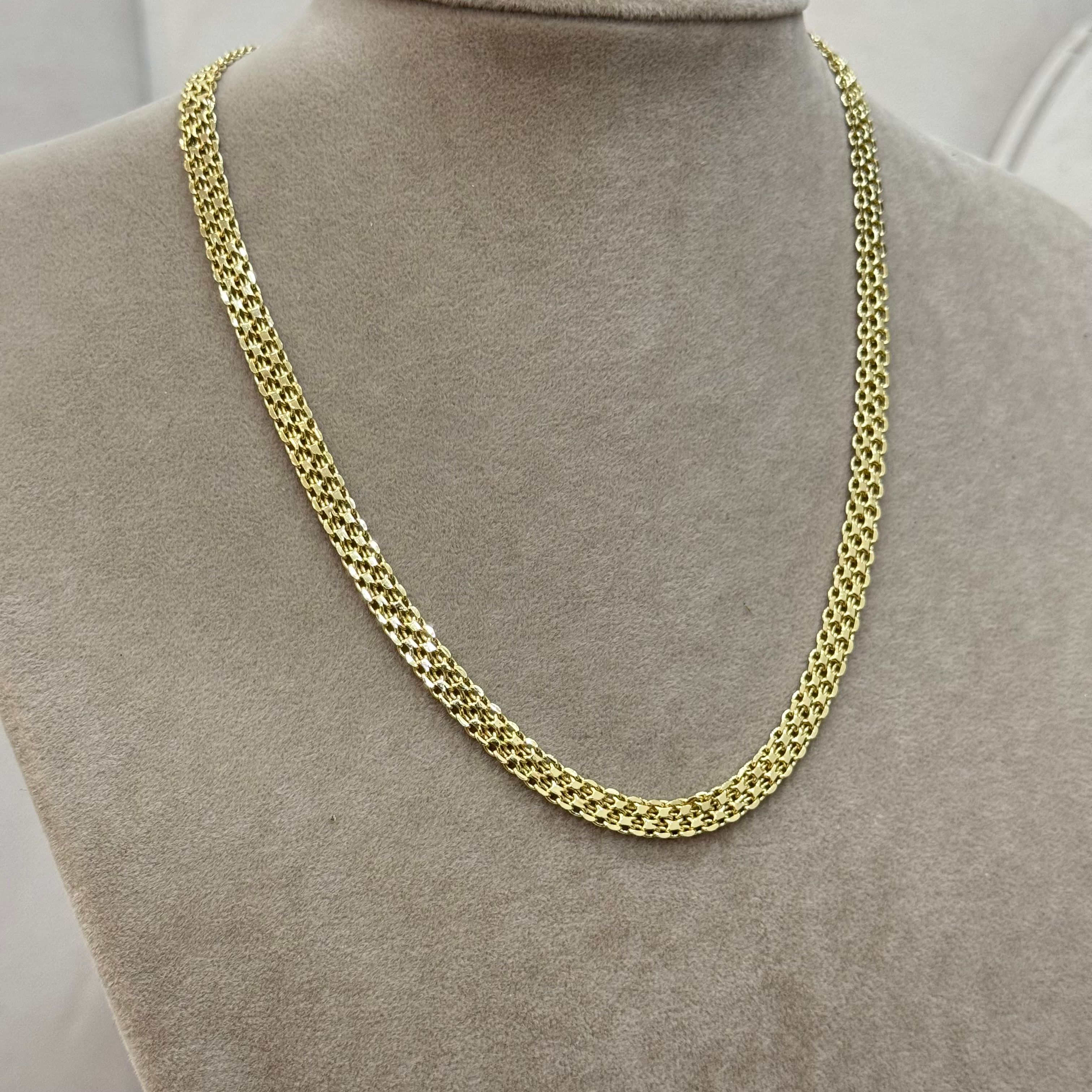 Xuping Su Serisi 14k Vintage Hasır Kolye
