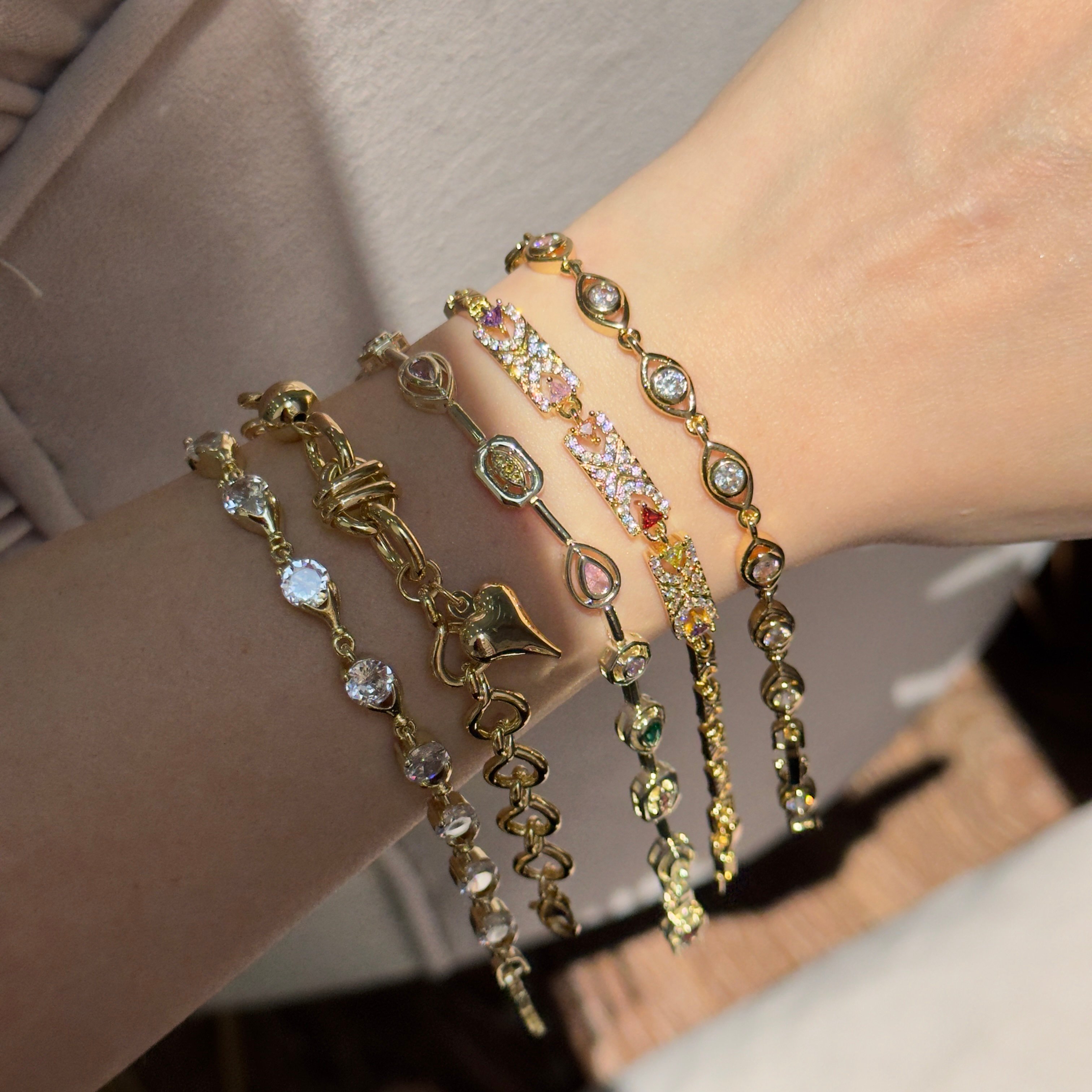 14k The Eye Vintage Bileklik