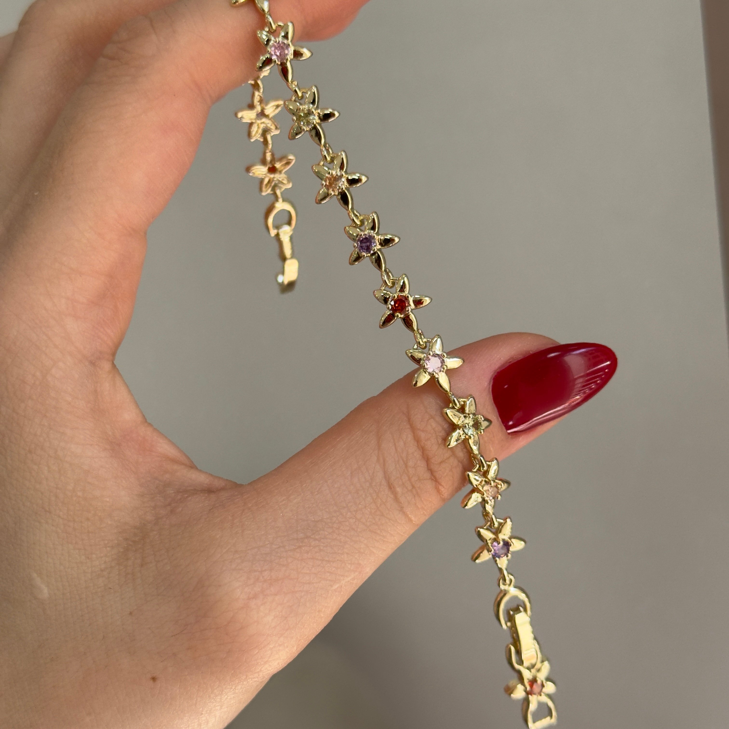 14k Colours Flower Bileklik