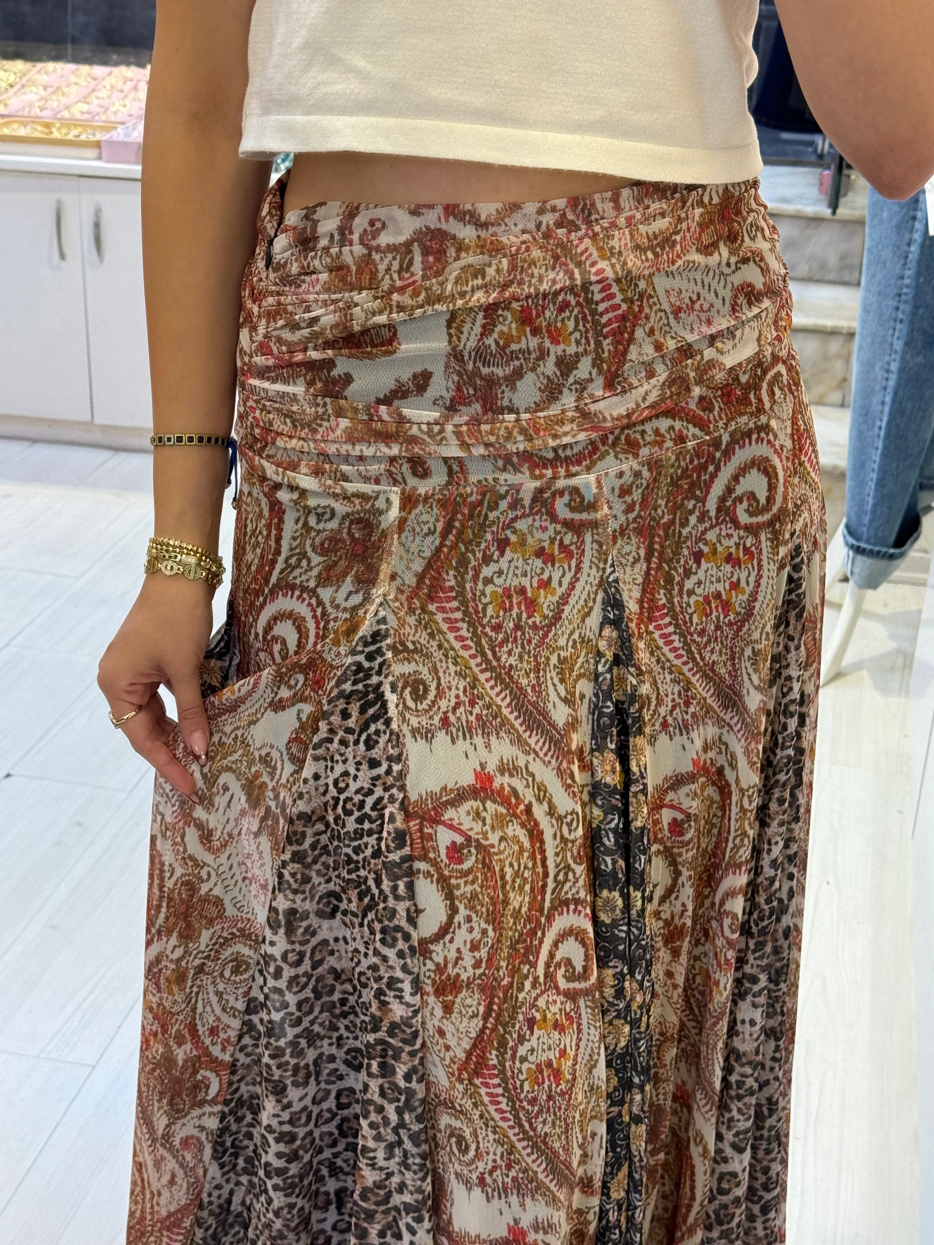 Vintage Printed Etek 