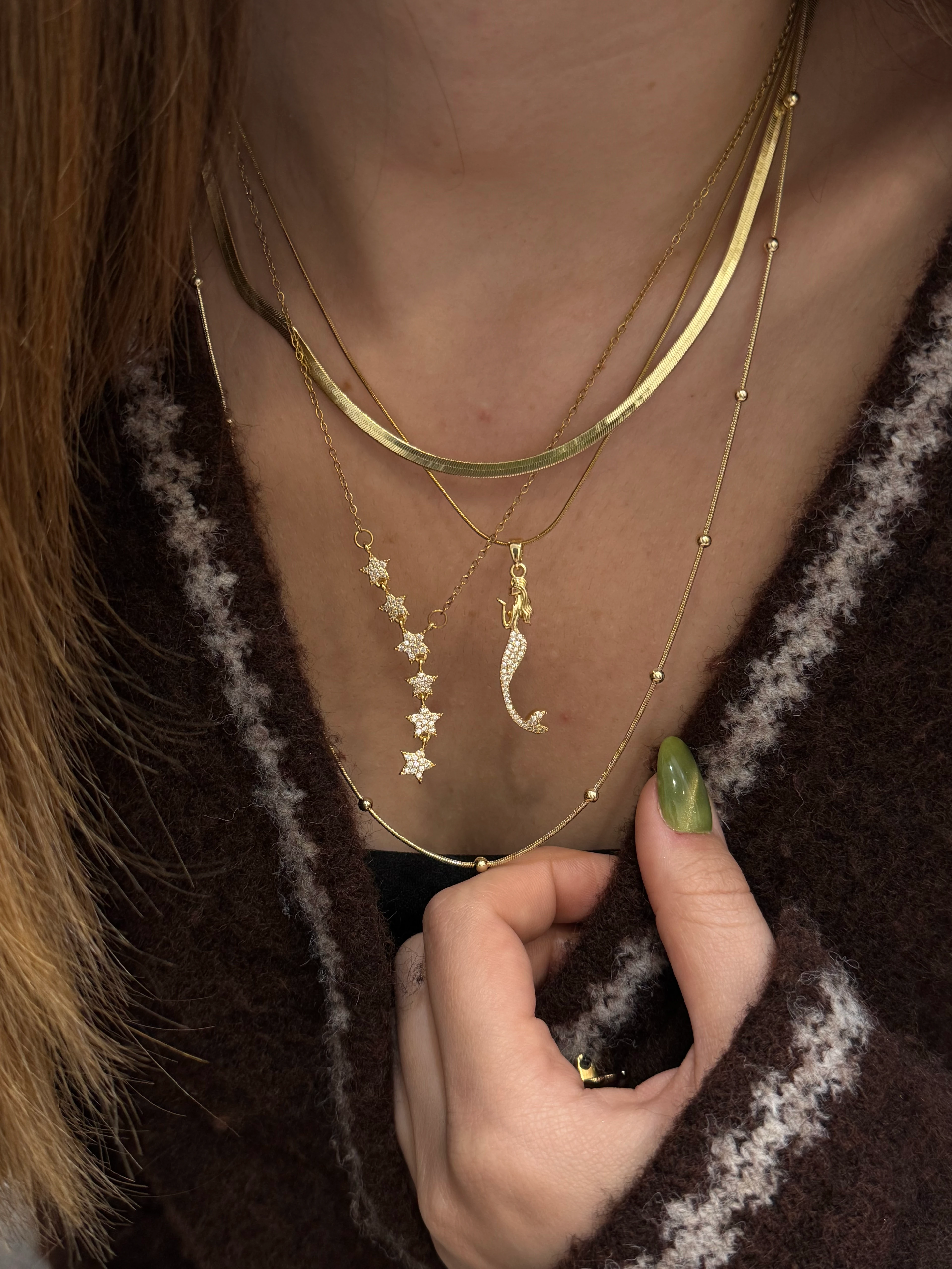 Xuping Su Serisi Topçuk Kolye 60cm