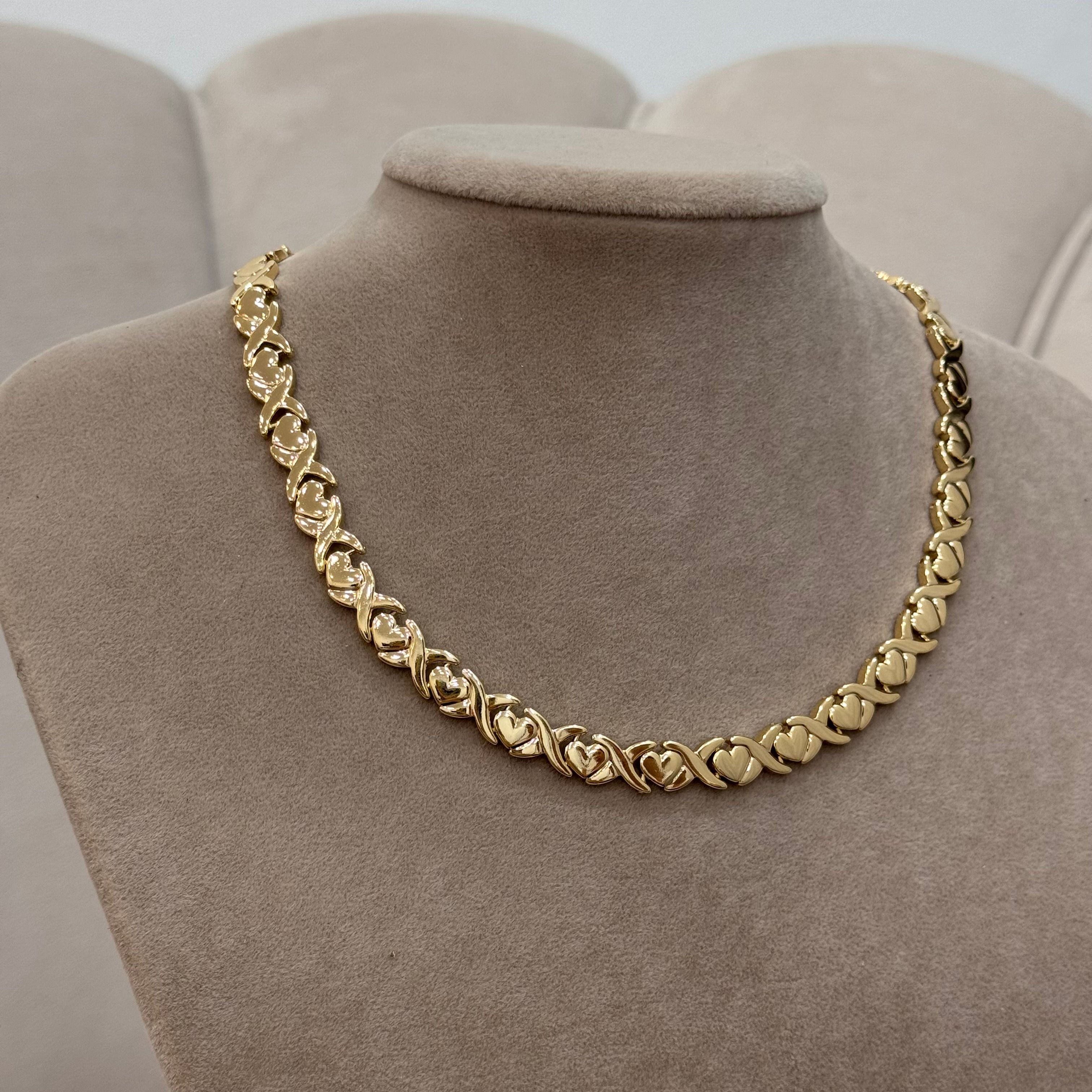 Xuping Su Serisi 14k Vintage Infinite Love Künye Kolye