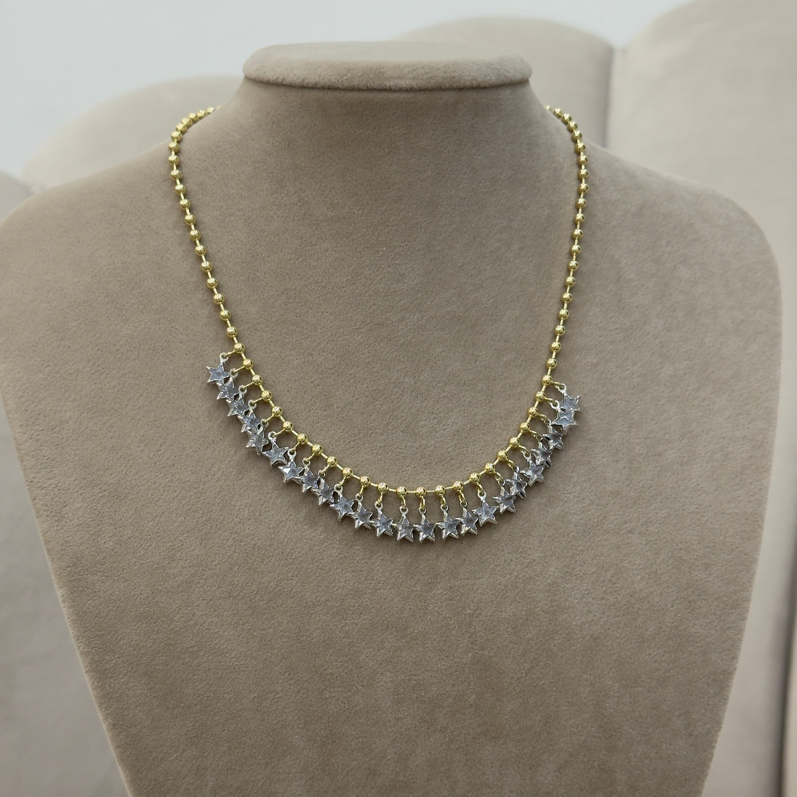 Premium Yıldız Charm Topçuk Kolye