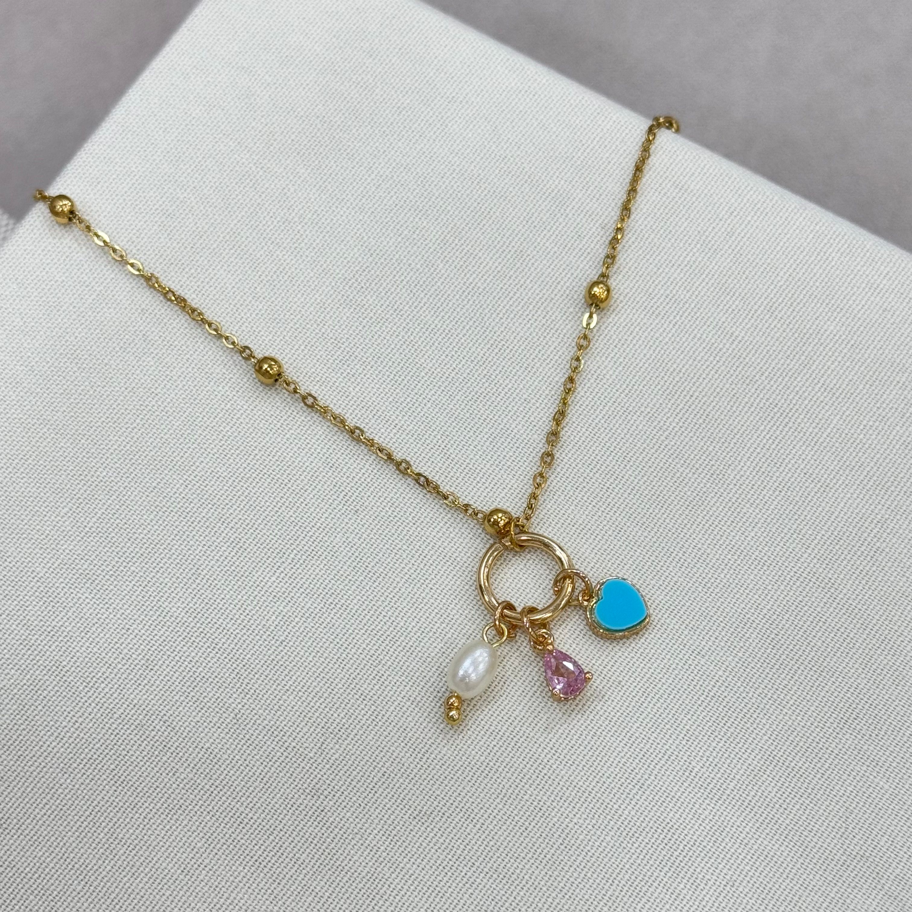 Çelik Soft Girl Charms Kolye