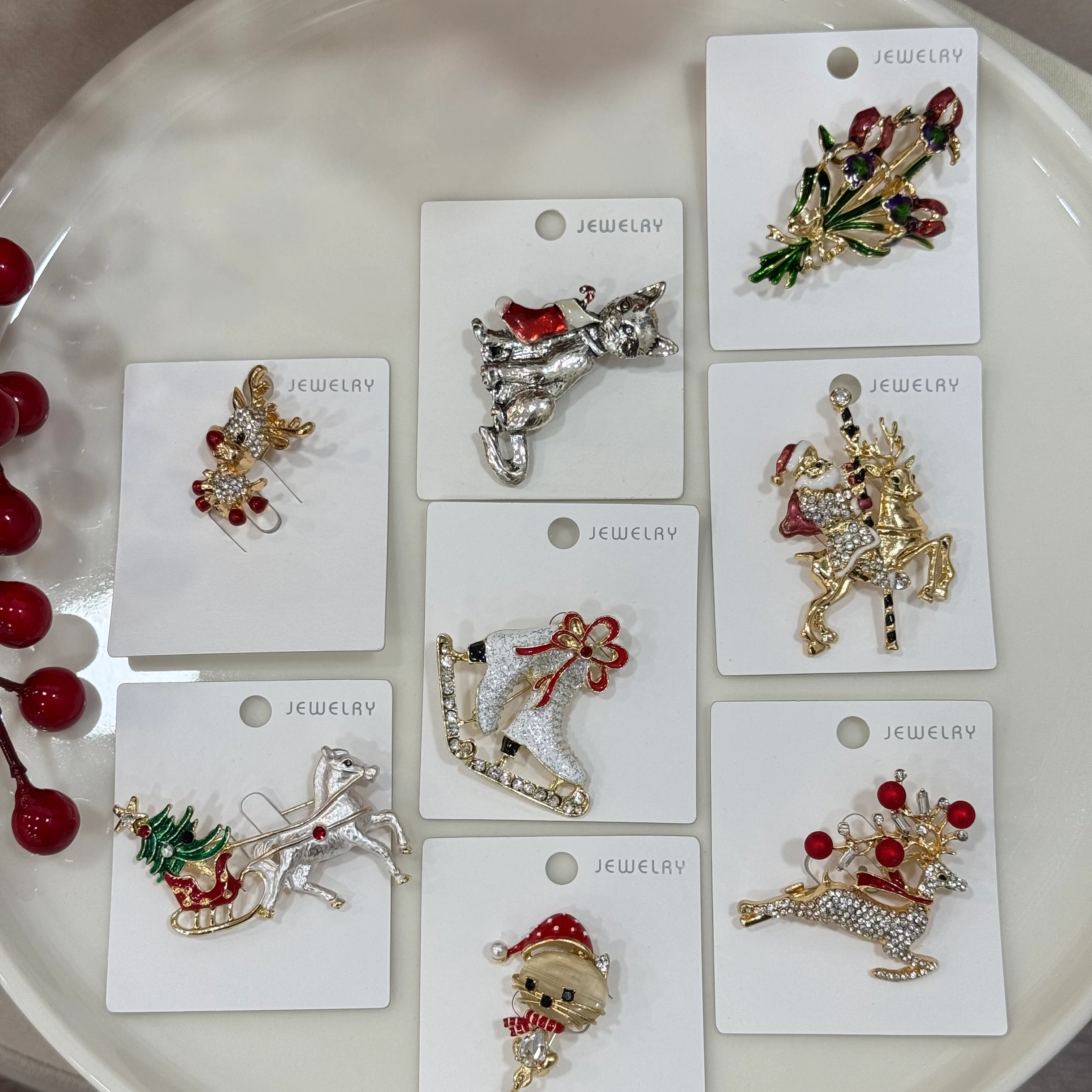 Yılbaşı Kedi Broş No:1