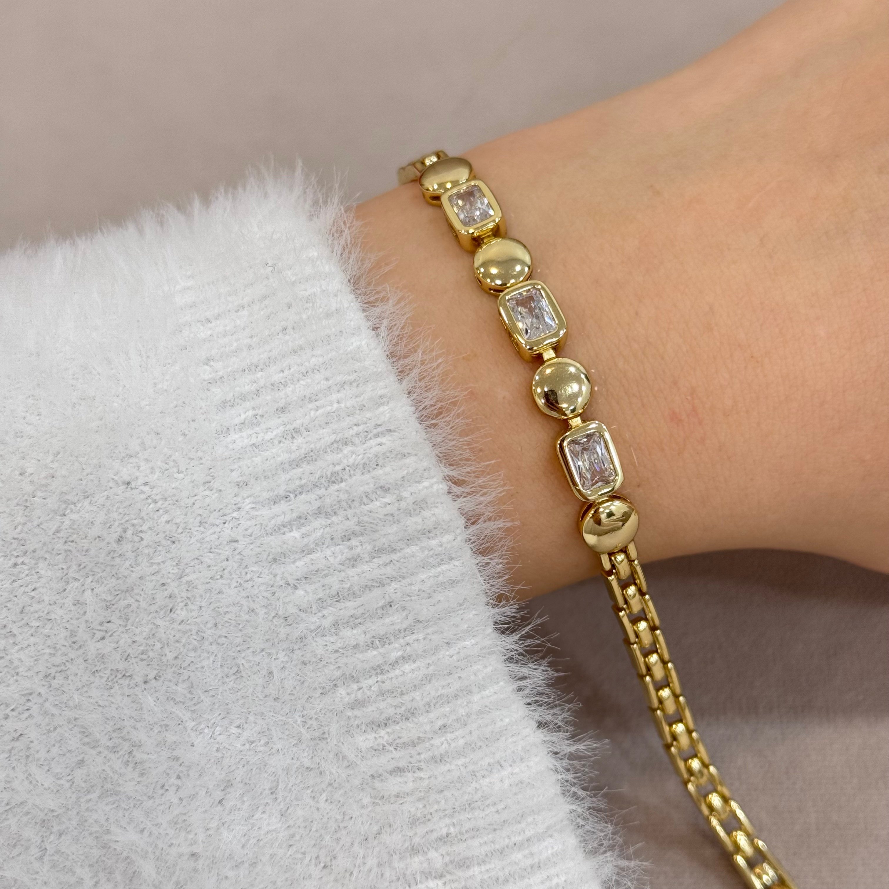 14k Gold Kuyumcu Serisi Philia Bileklik