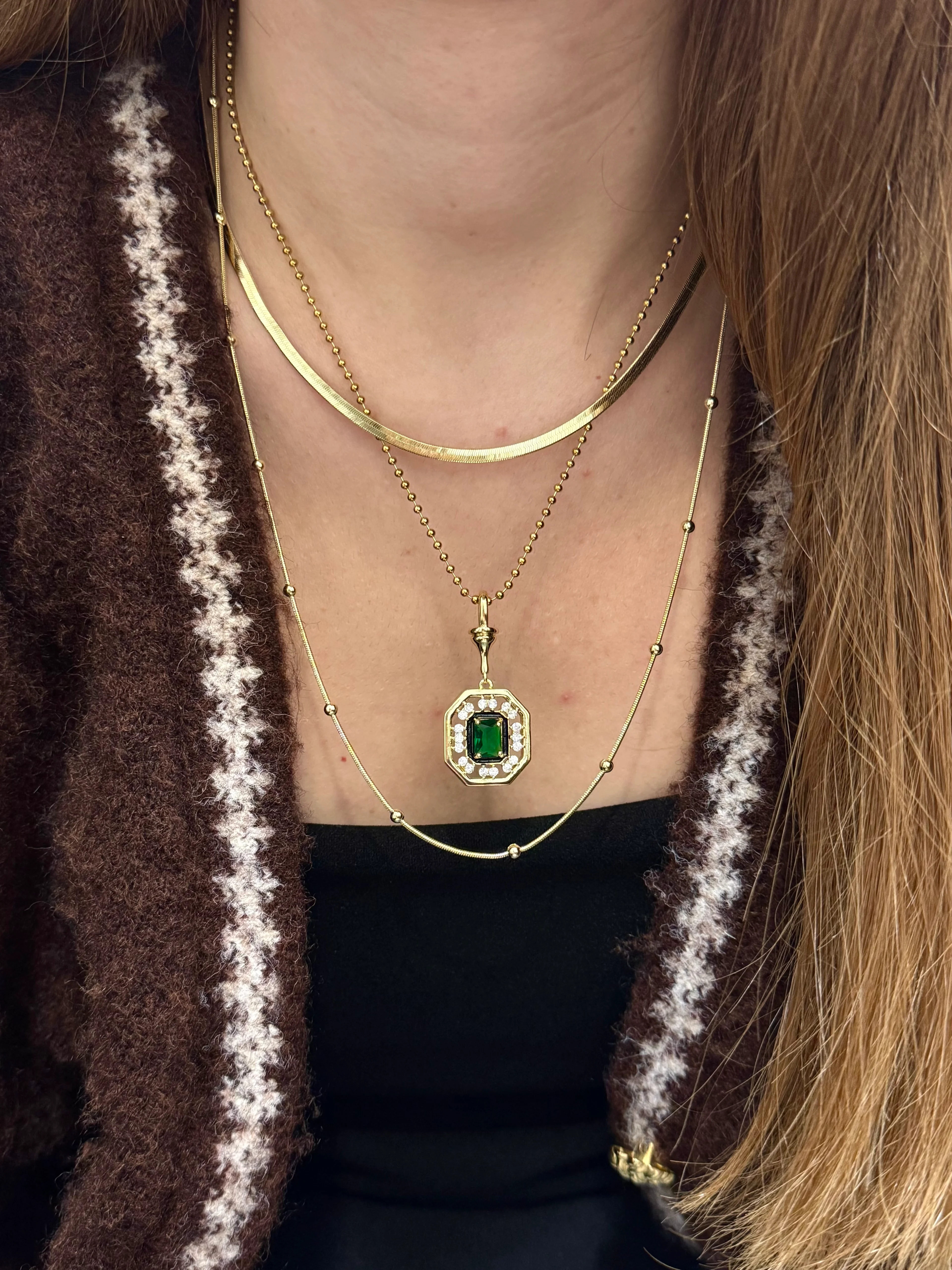 Xuping Su Serisi İtalyan Kolye 45cm