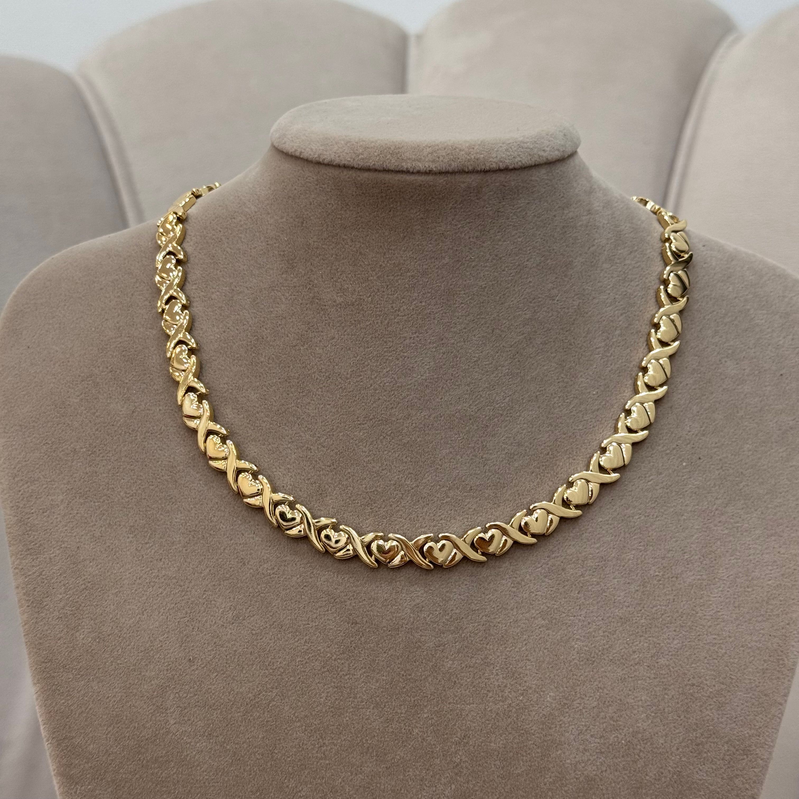 Xuping Su Serisi 14k Vintage Infinite Love Künye Kolye