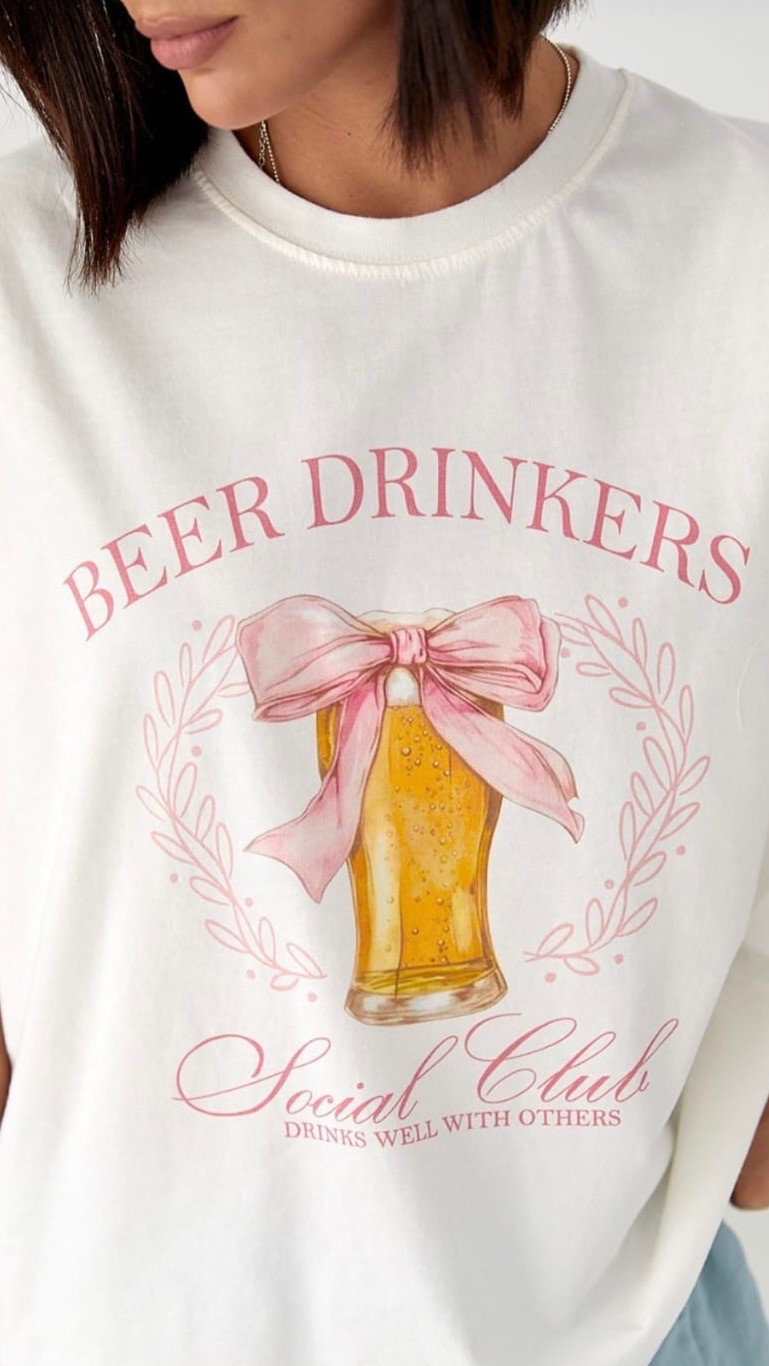 Soft Beer Drinkers Social Club Pamuklu T-Shirt