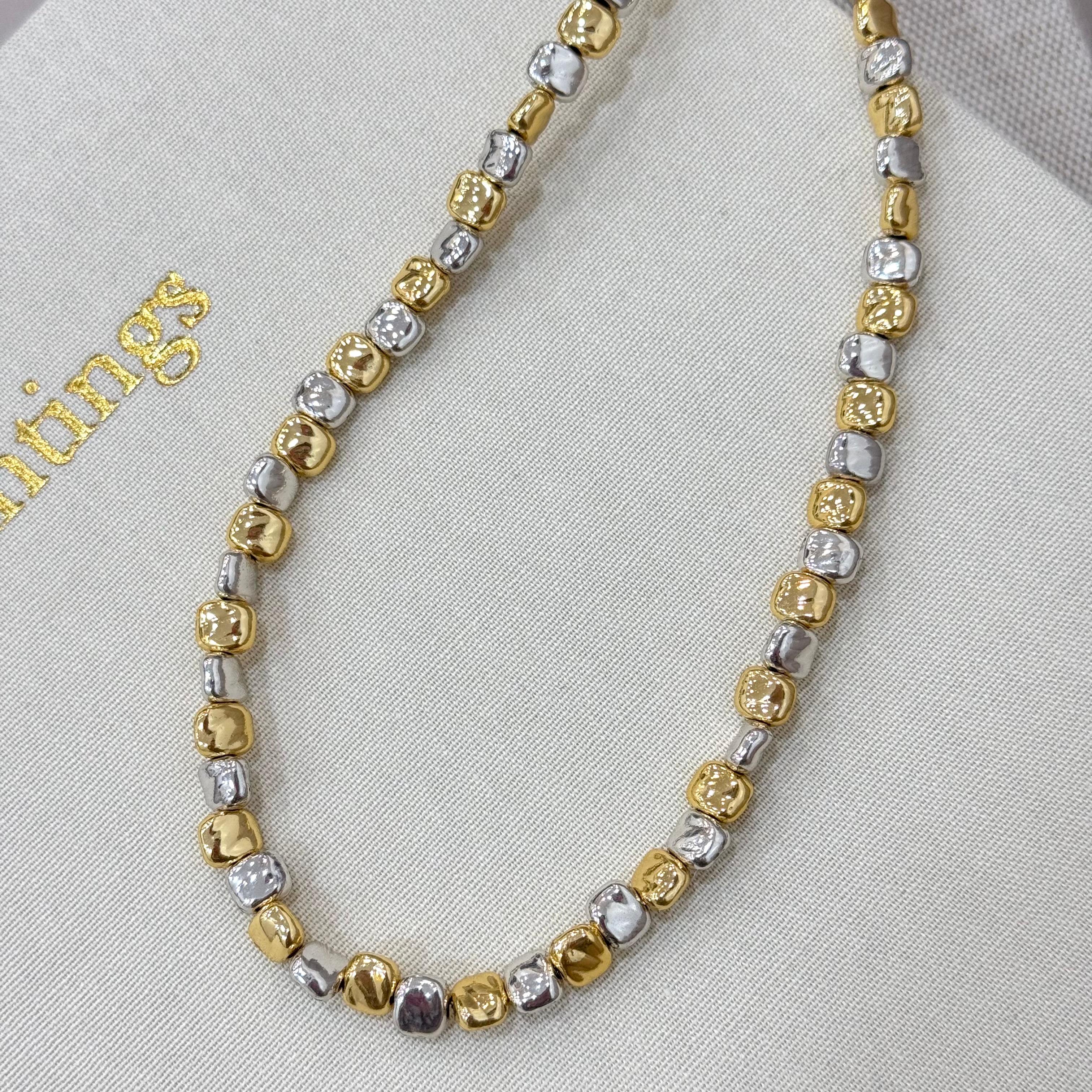 Premium Çift Renkli Döküm Vintage Serisi Kolye