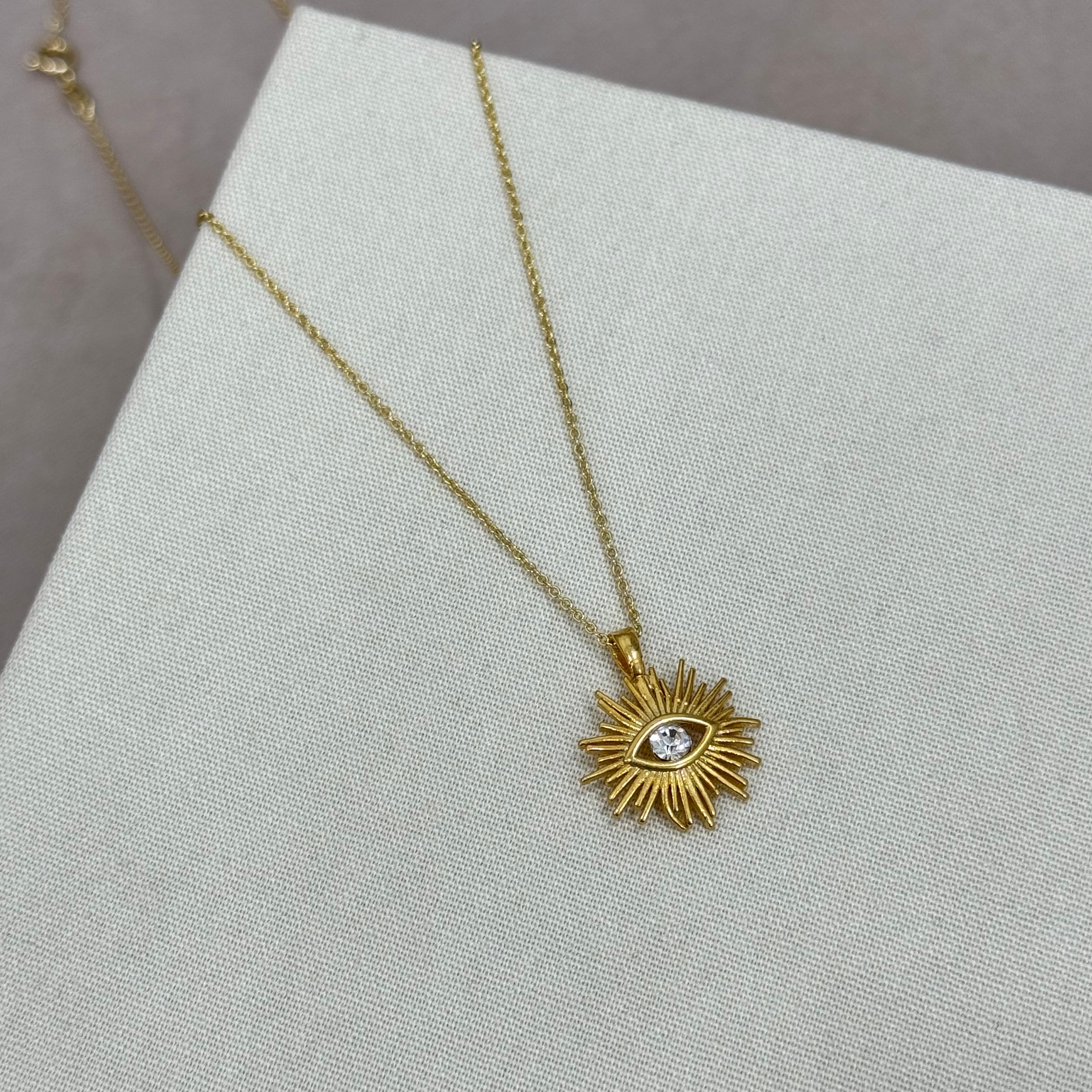 Xuping 14K Eye Figür Kolye