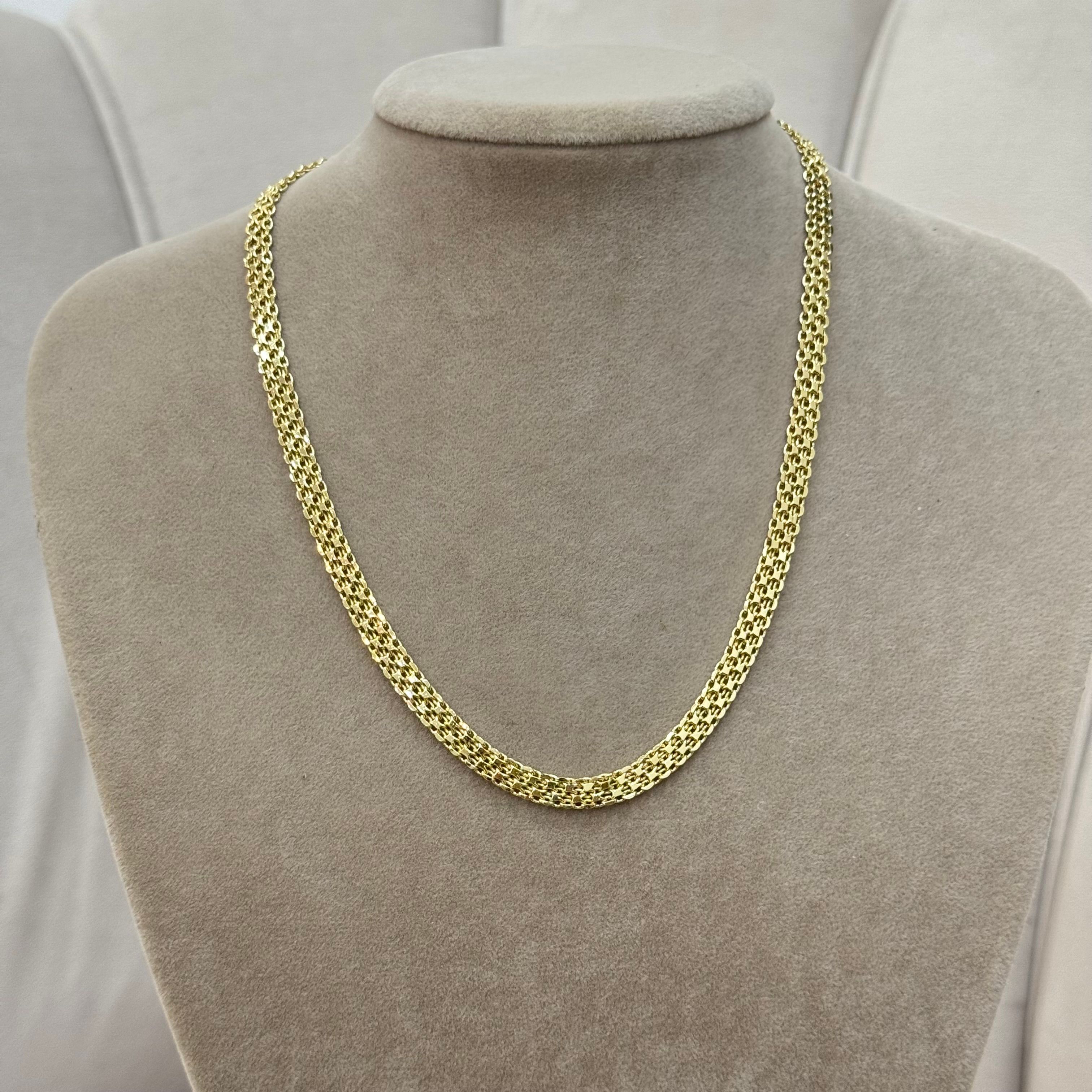 Xuping Su Serisi 14k Vintage Hasır Kolye