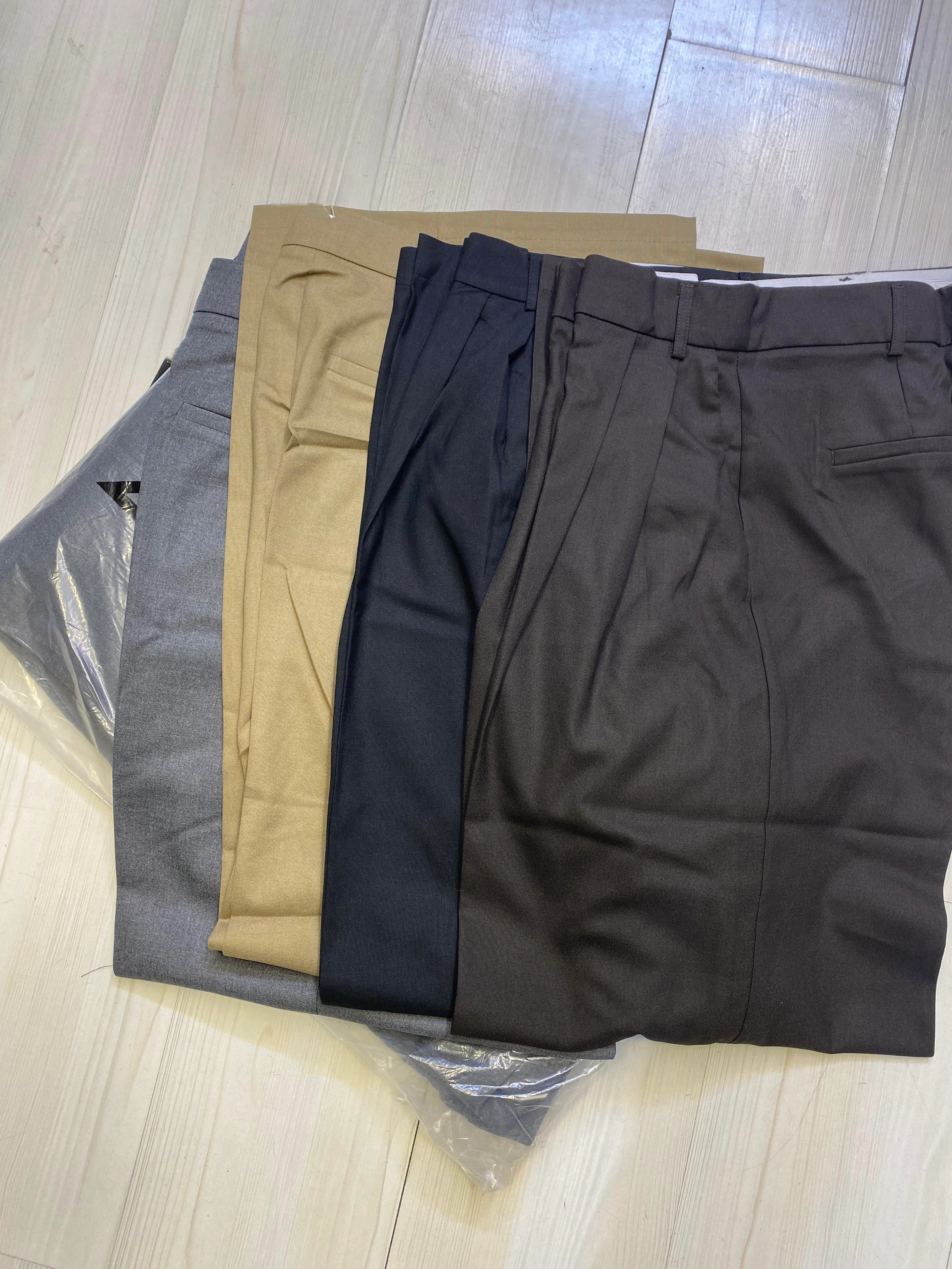 Yüksek Bel Palazzo Kumaş Pantolon