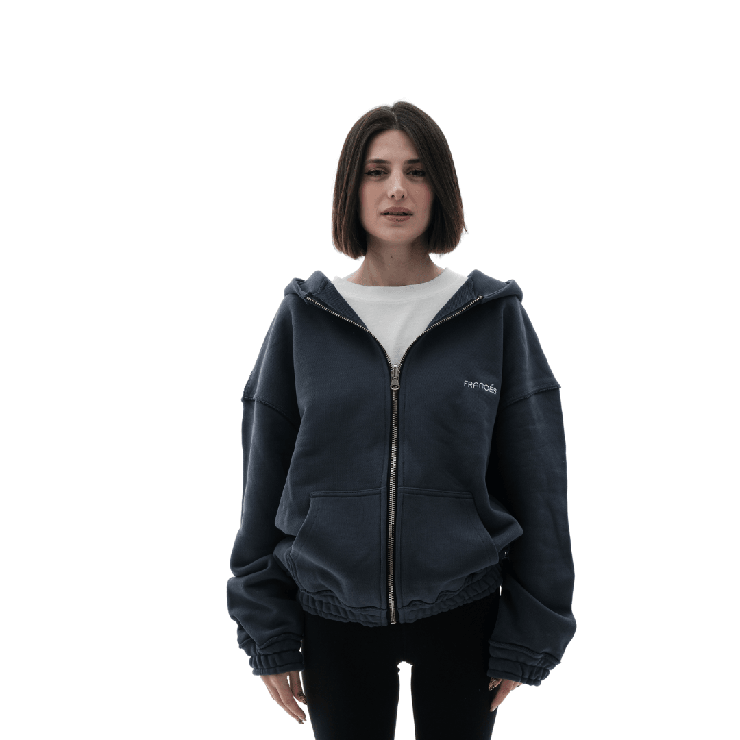 AURA Kadın Zip Sweatshirt - Zarif ve Rahat Tasarım