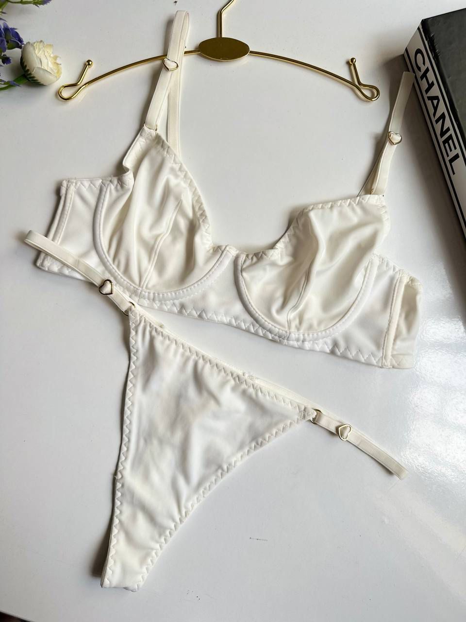 SOFT BRA SET - BEYAZ