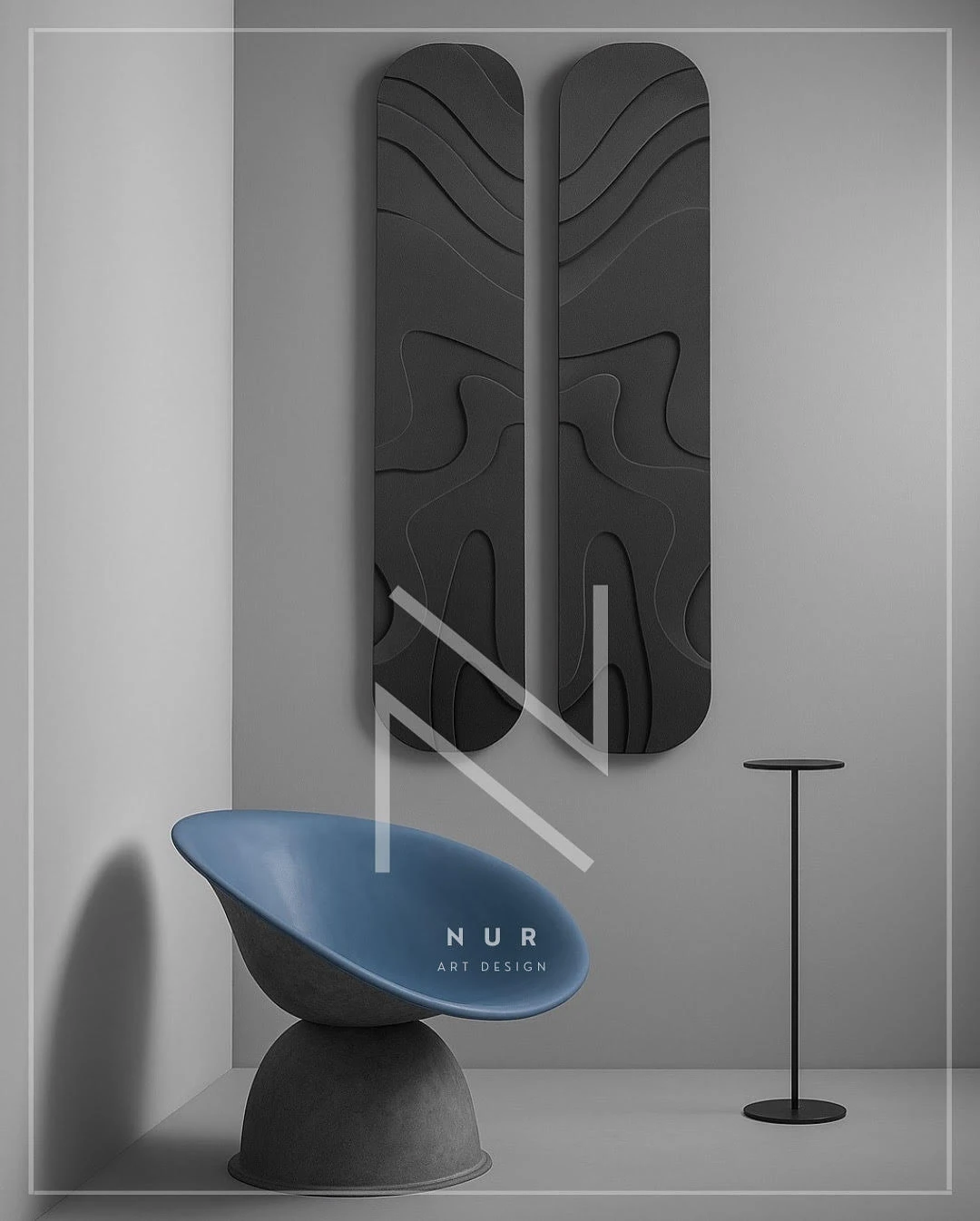 DEPTH Collection | El Yapımı Dekoratif Tablo