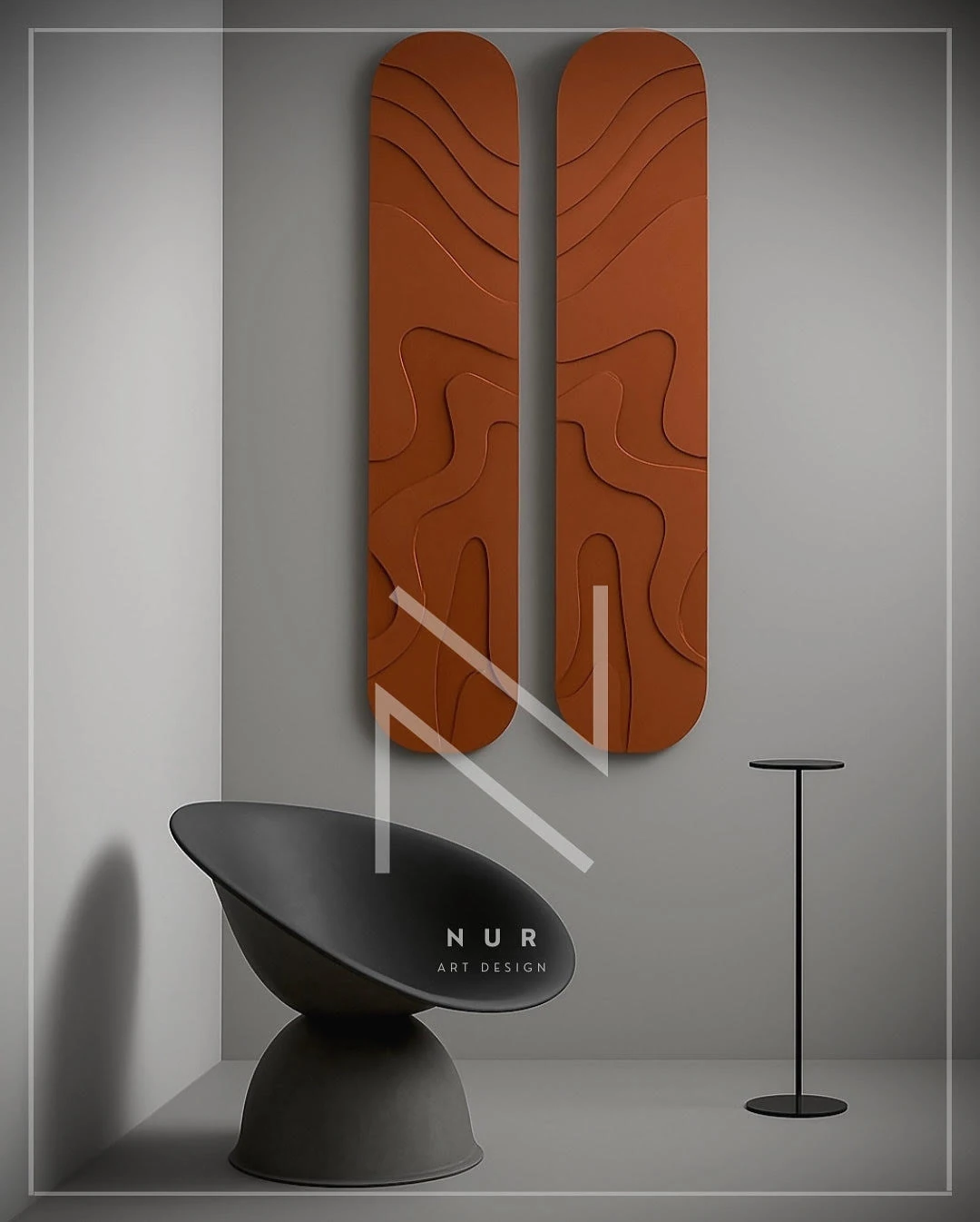 DEPTH Collection | El Yapımı Dekoratif Tablo