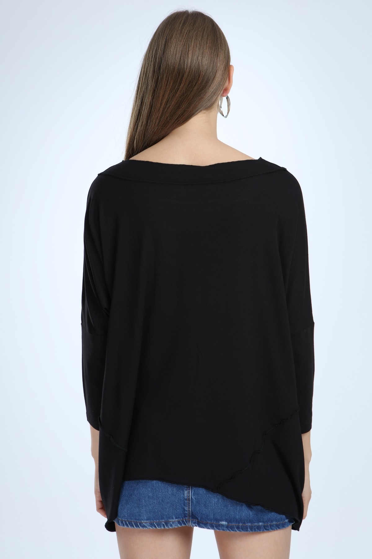 YAKA DETAYLI BASIC BLUZ