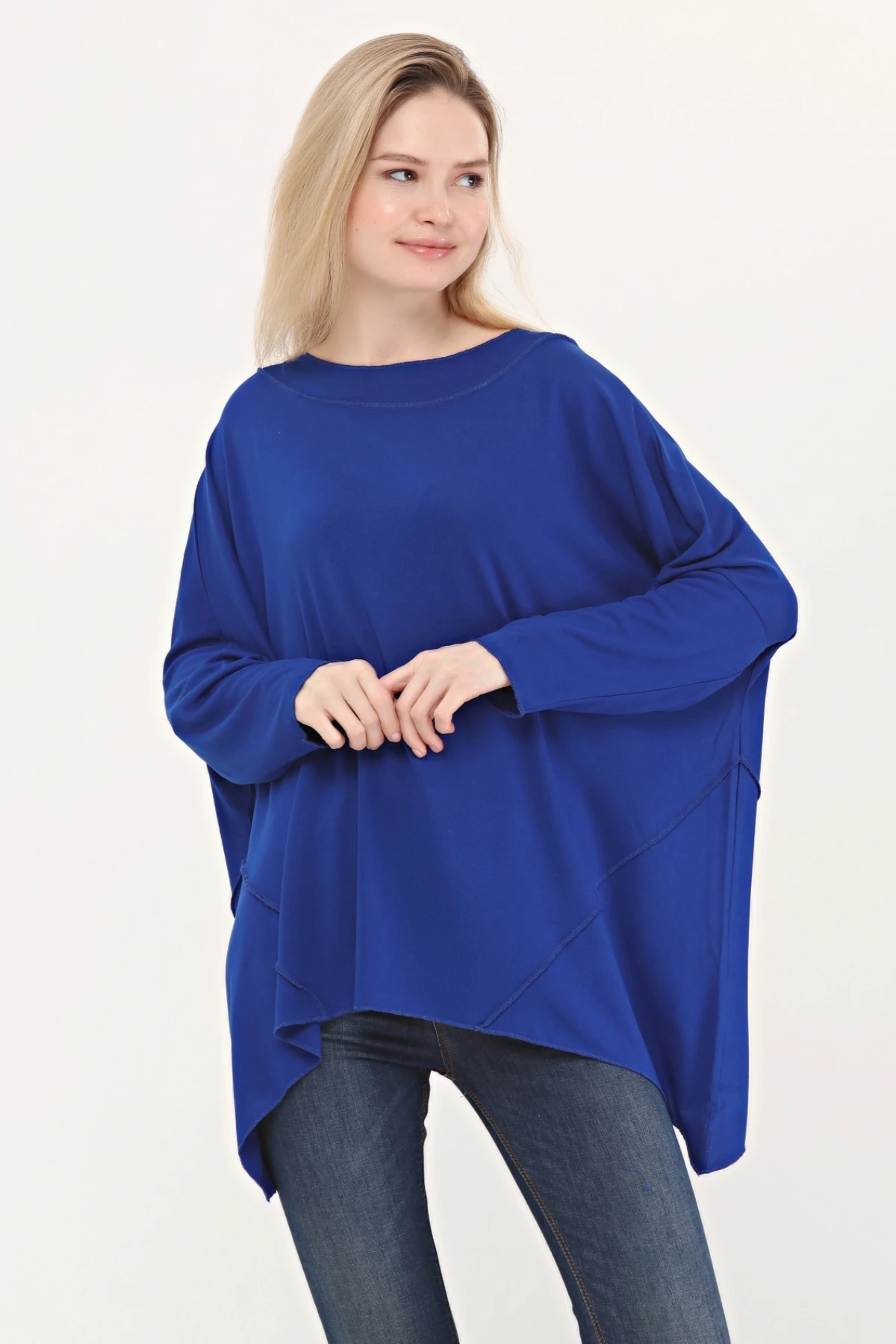 YAKA DETAYLI TRİKO BLUZ