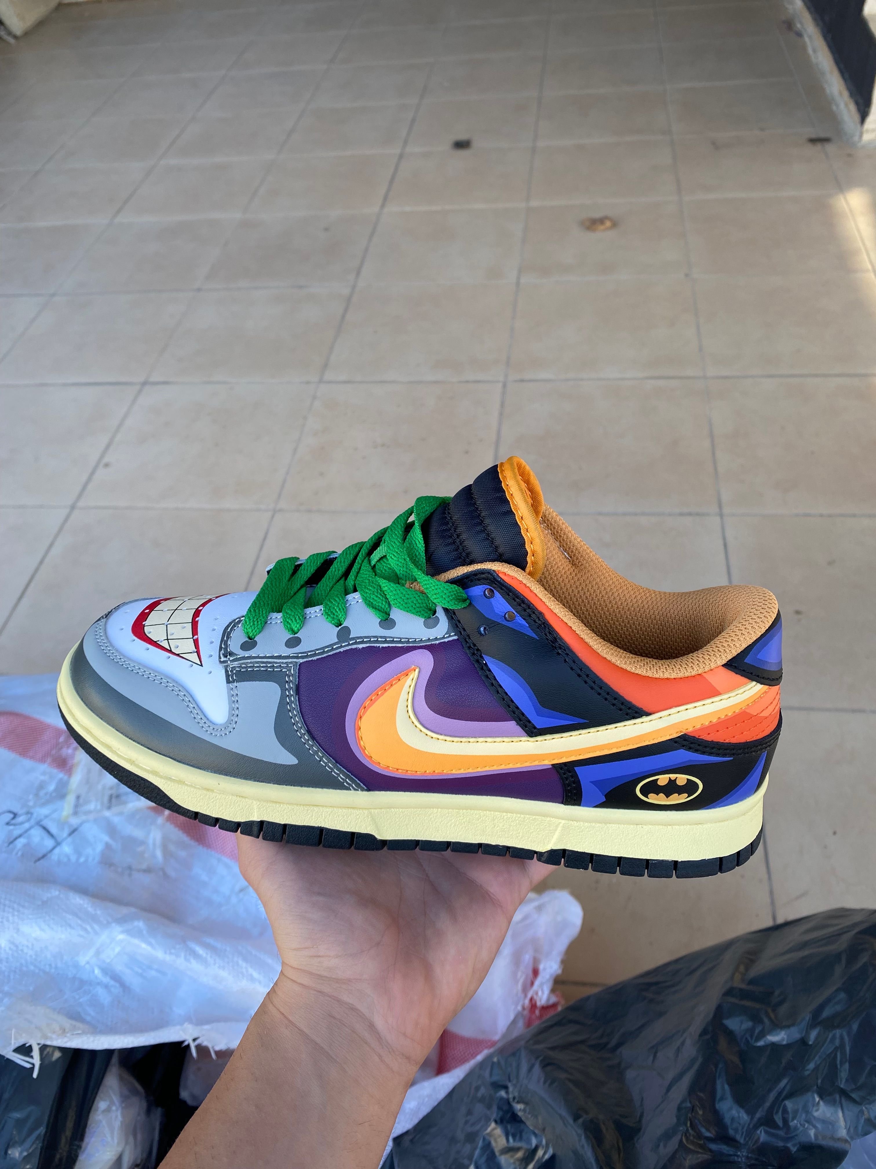 Batman x Joker Dunk Low Custom