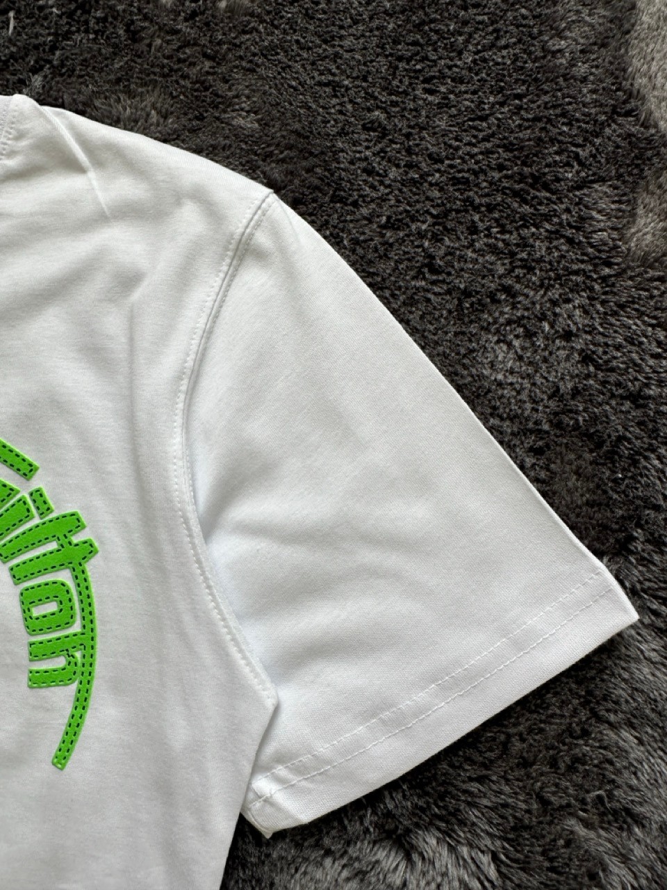 Green Snake Logo Cotton T-Shirt