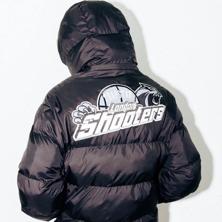 Shooters Black/Reflective Puffer Mont