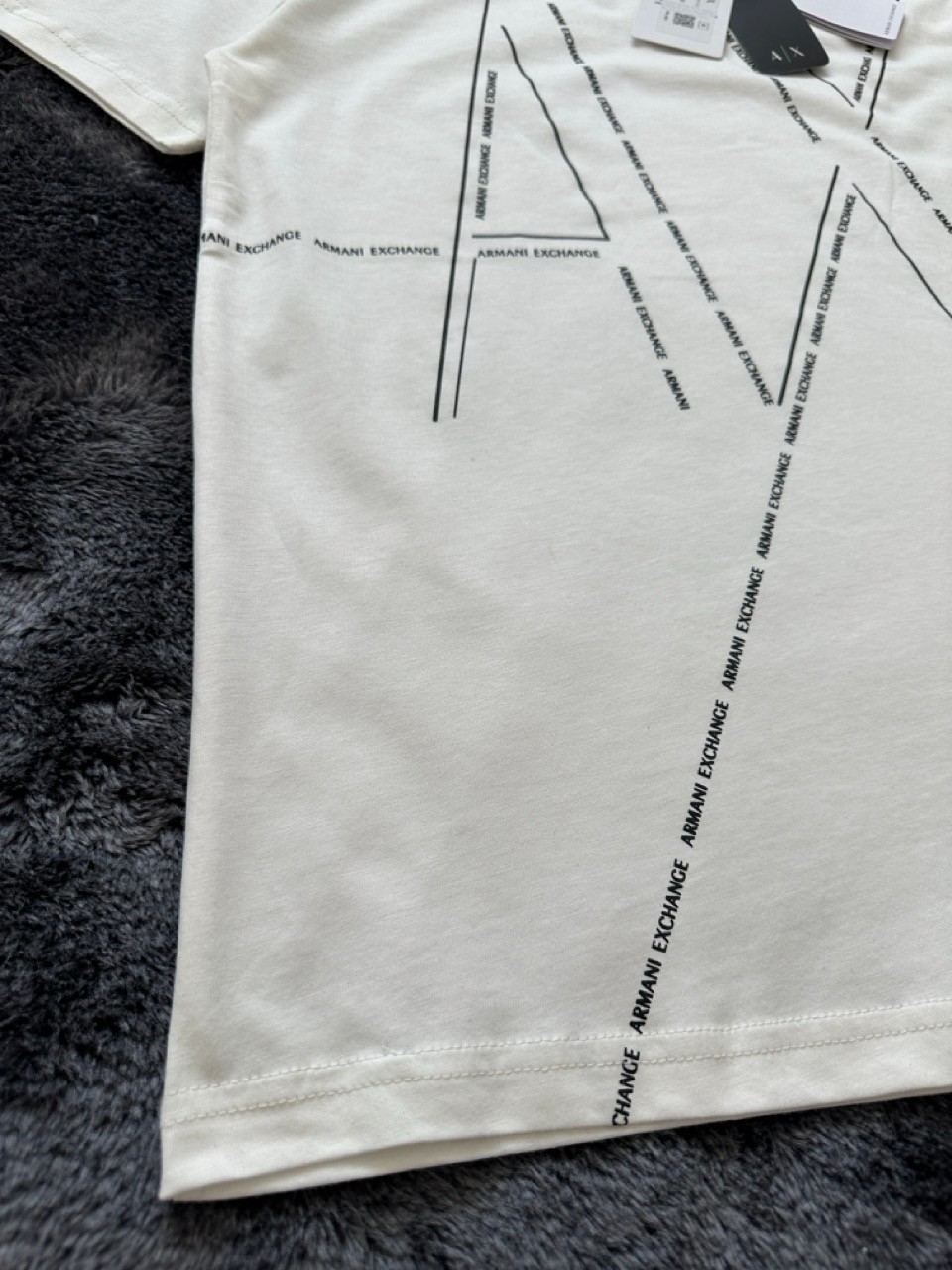 Big AX Logo Cotton T-Shirt