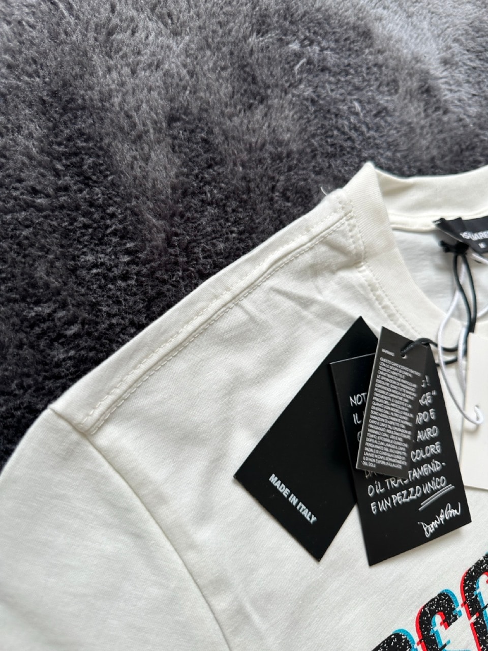 Blurry Logo Classic Fit T-Shirt